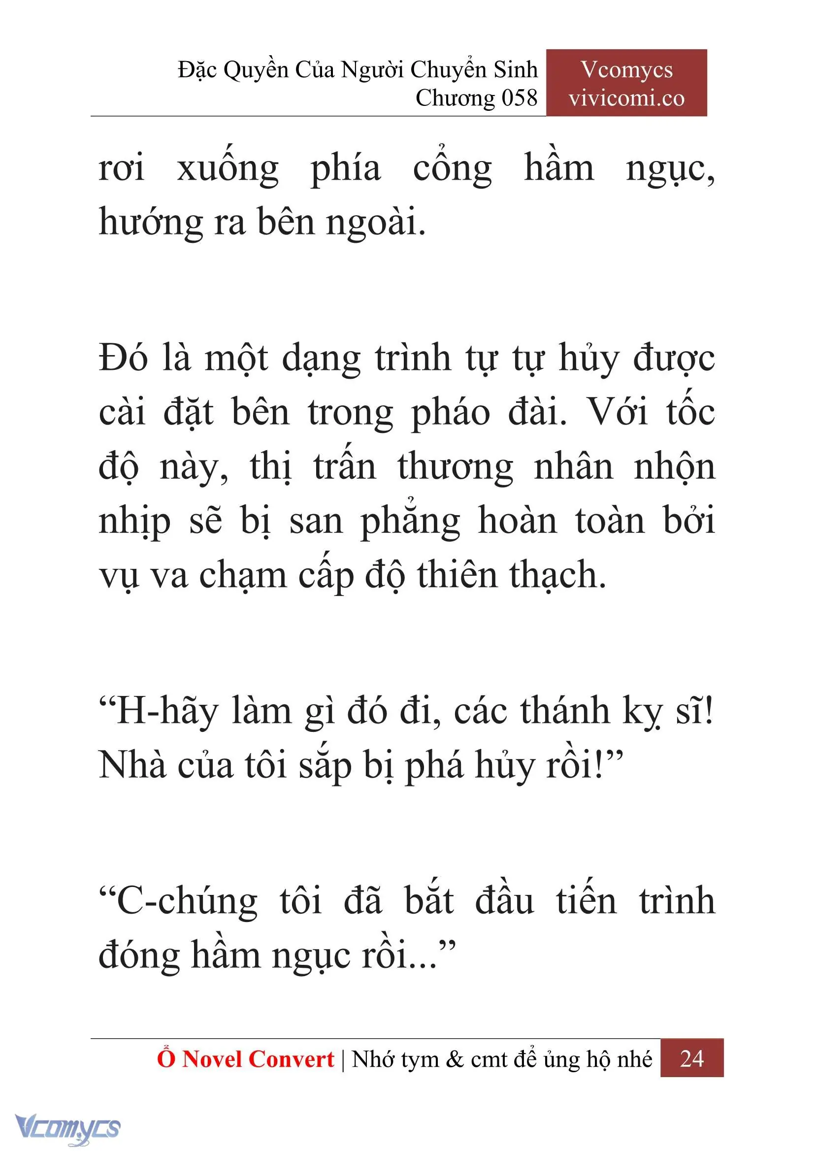 [Novel] Đặc Quyền Của Người Chuyển Sinh Chapter 58 - Trang 27