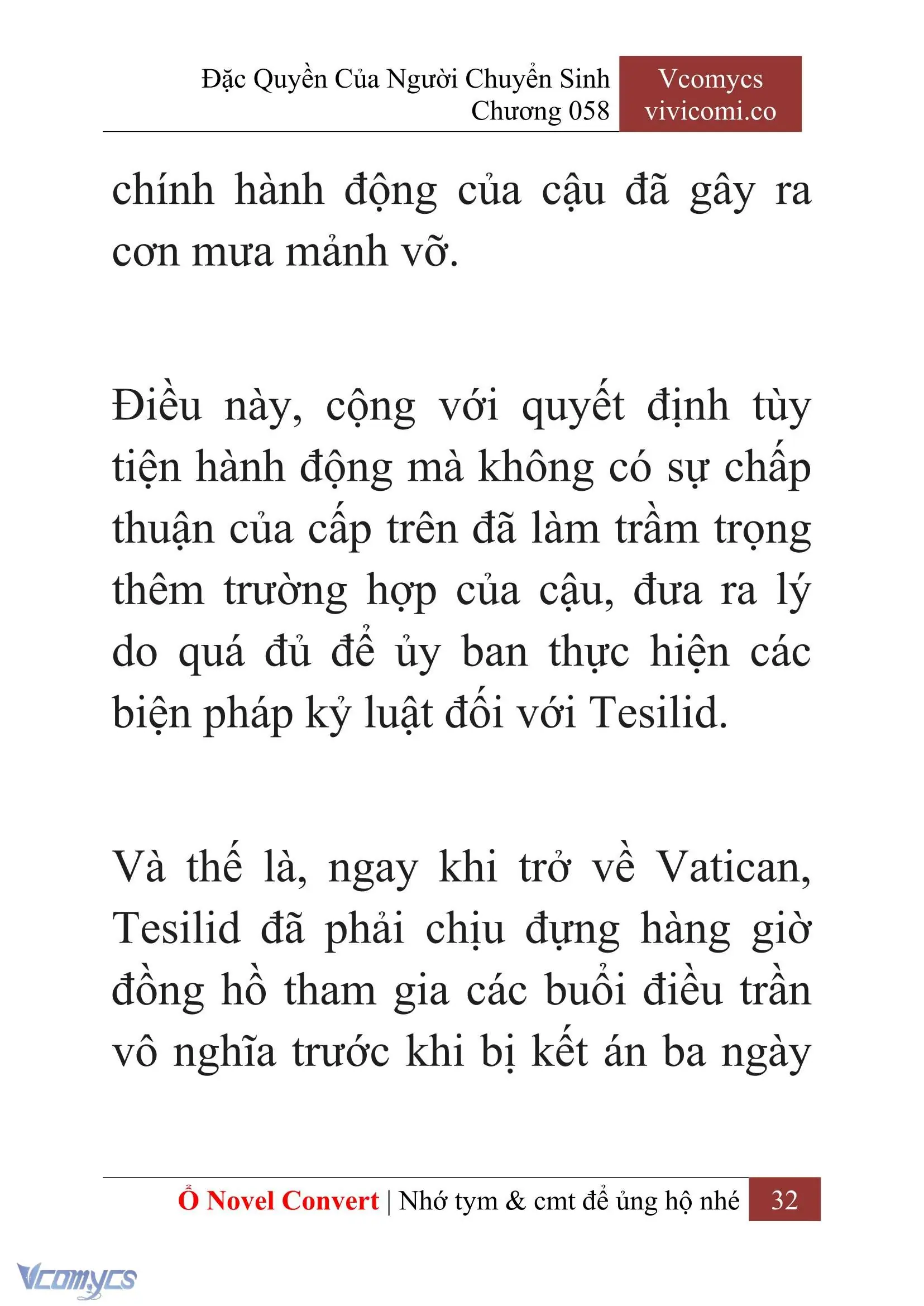 [Novel] Đặc Quyền Của Người Chuyển Sinh Chapter 58 - Trang 35