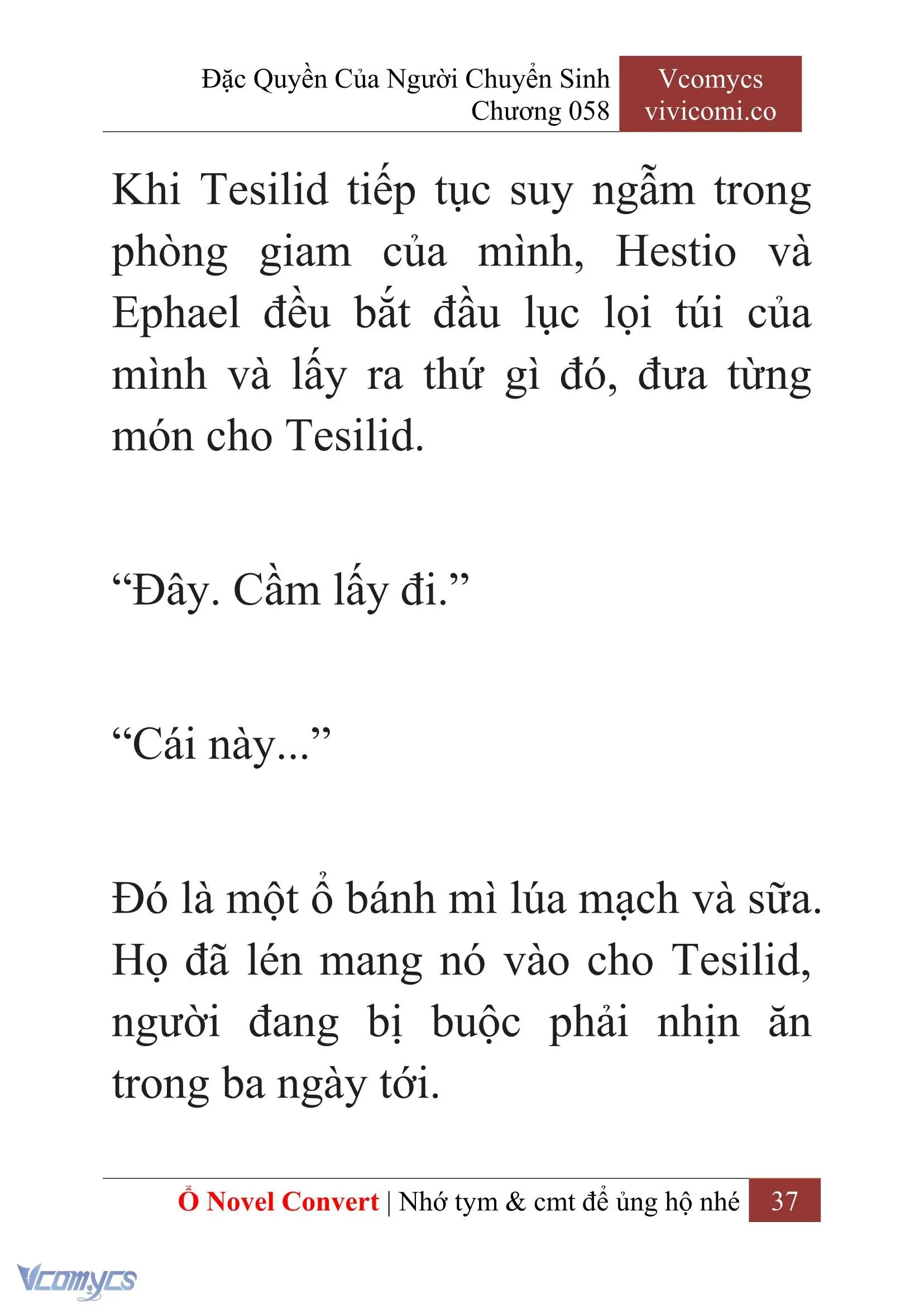 [Novel] Đặc Quyền Của Người Chuyển Sinh Chapter 58 - Trang 40