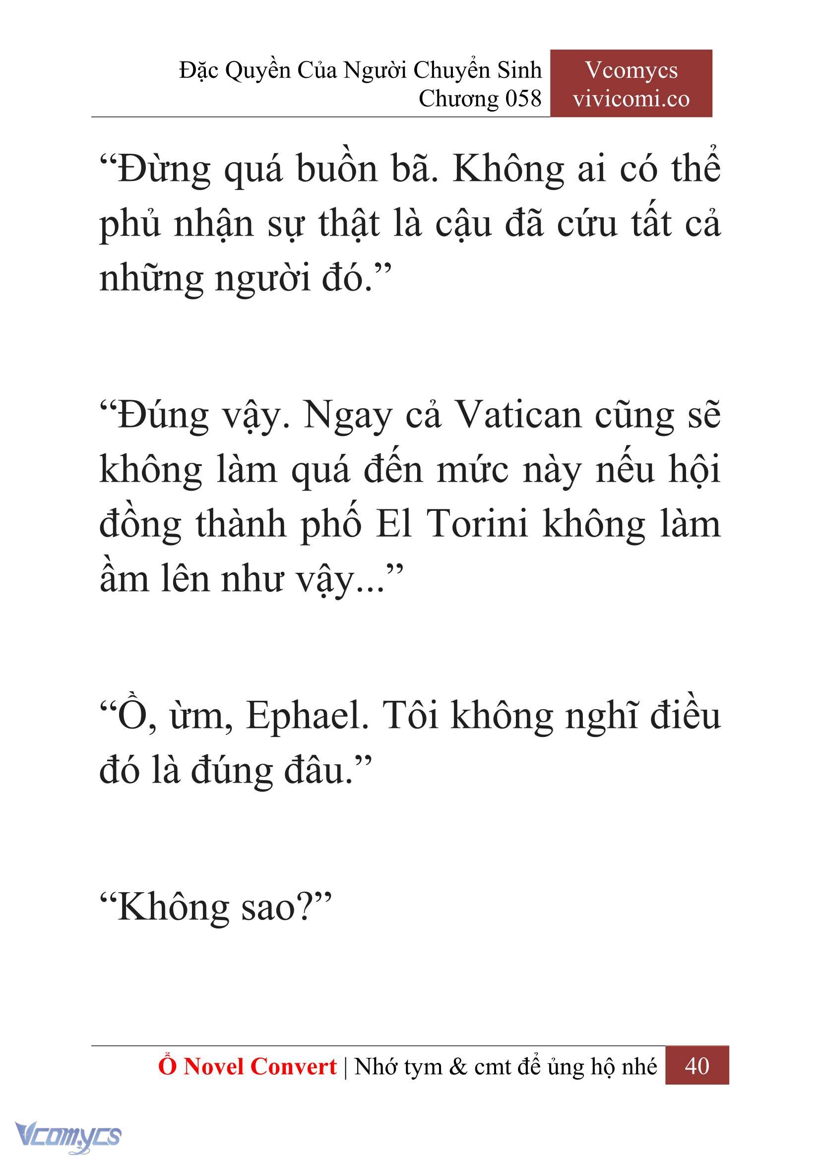[Novel] Đặc Quyền Của Người Chuyển Sinh Chapter 58 - Trang 43