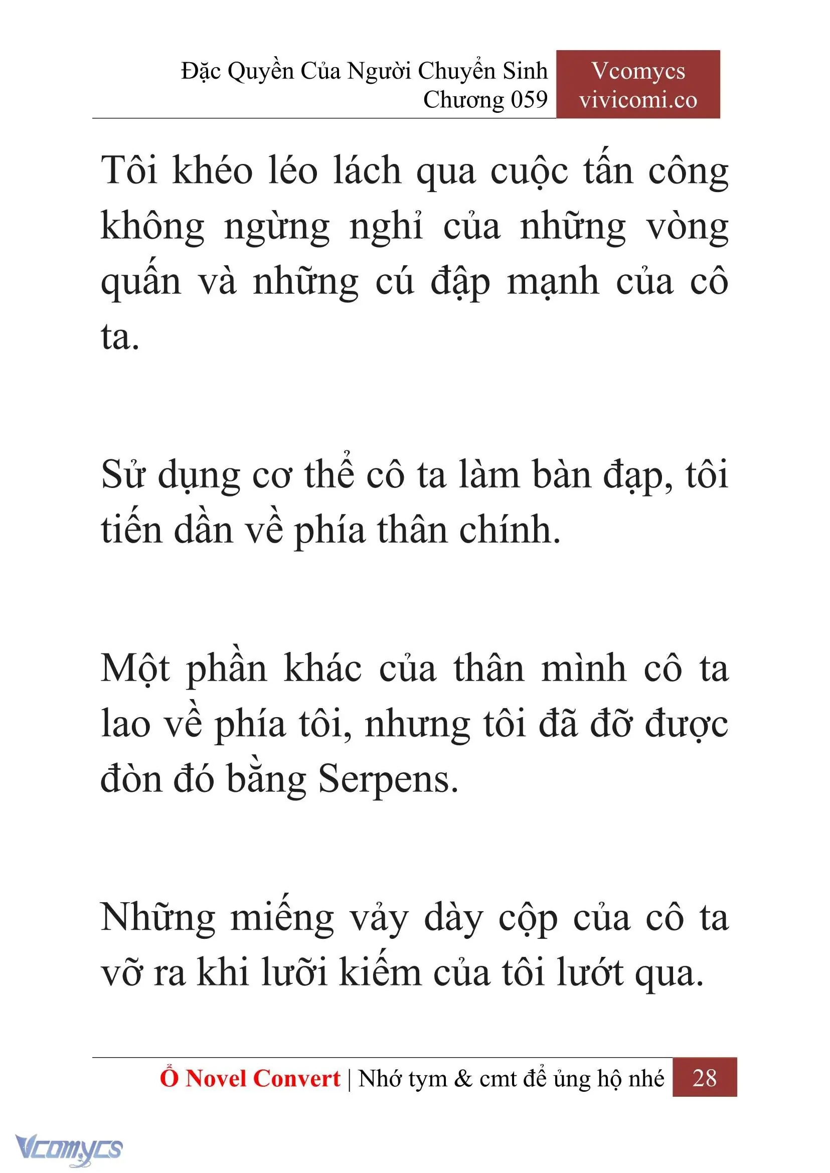 [Novel] Đặc Quyền Của Người Chuyển Sinh Chapter 59 - Trang 30