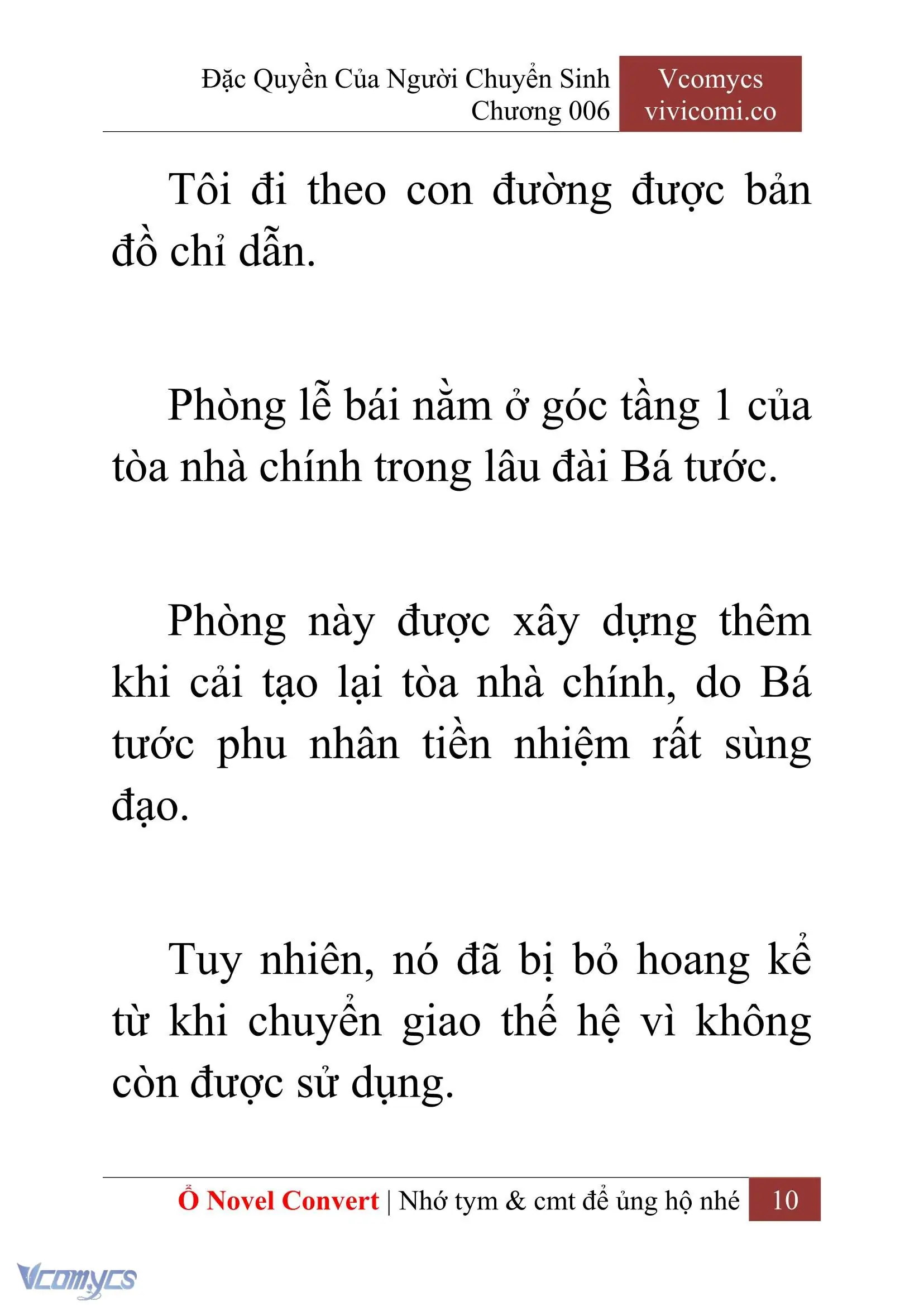 [Novel] Đặc Quyền Của Người Chuyển Sinh Chapter 6 - Trang 13