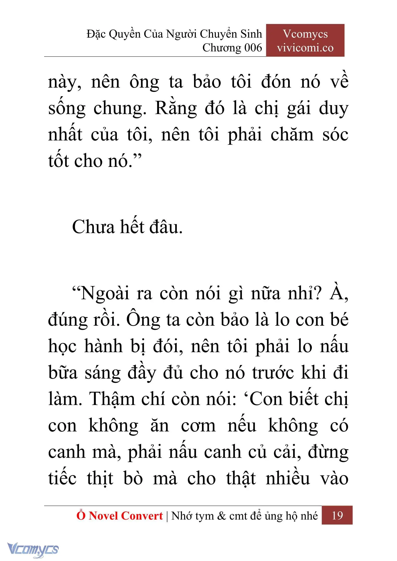 [Novel] Đặc Quyền Của Người Chuyển Sinh Chapter 6 - Trang 22