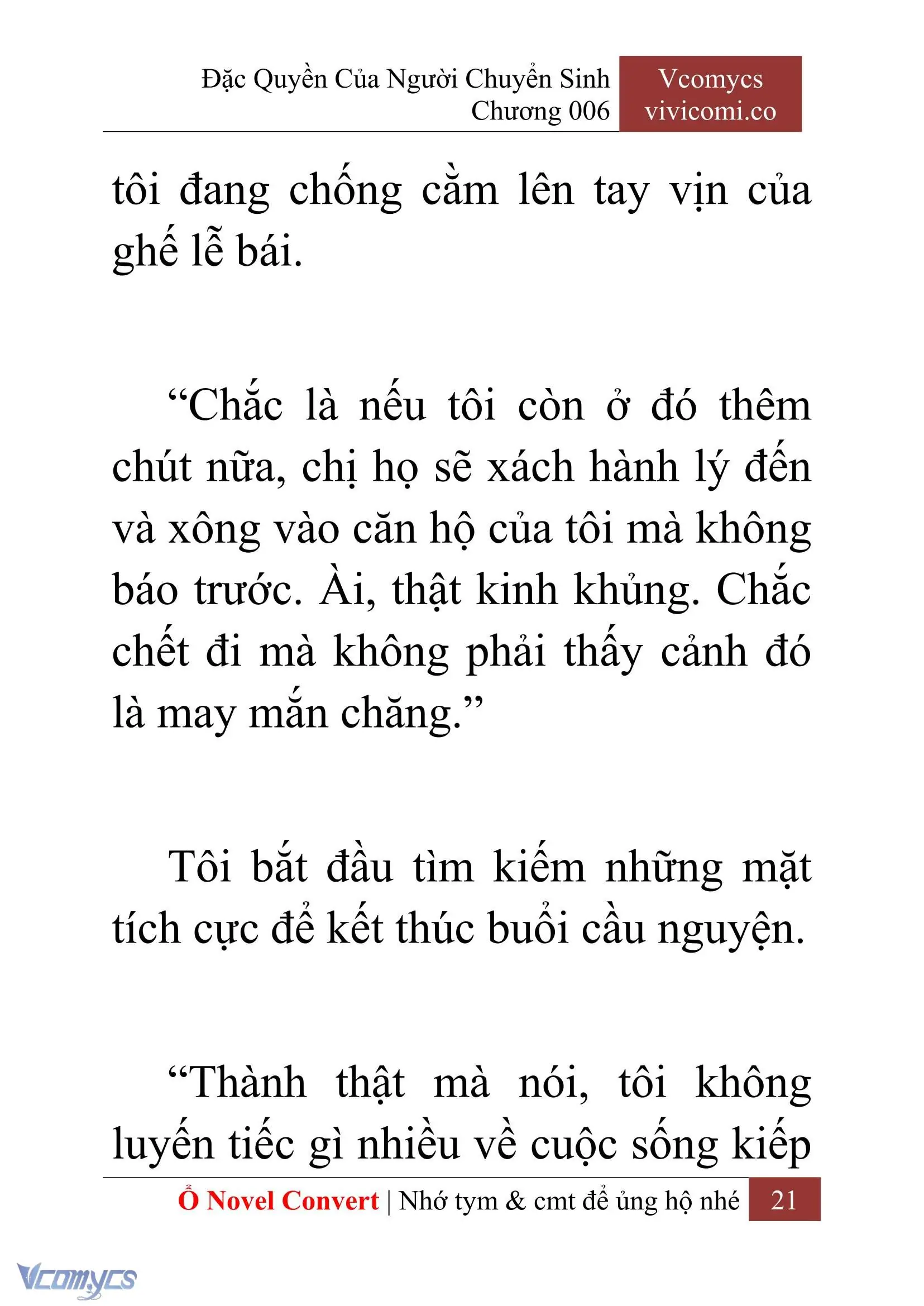 [Novel] Đặc Quyền Của Người Chuyển Sinh Chapter 6 - Trang 24