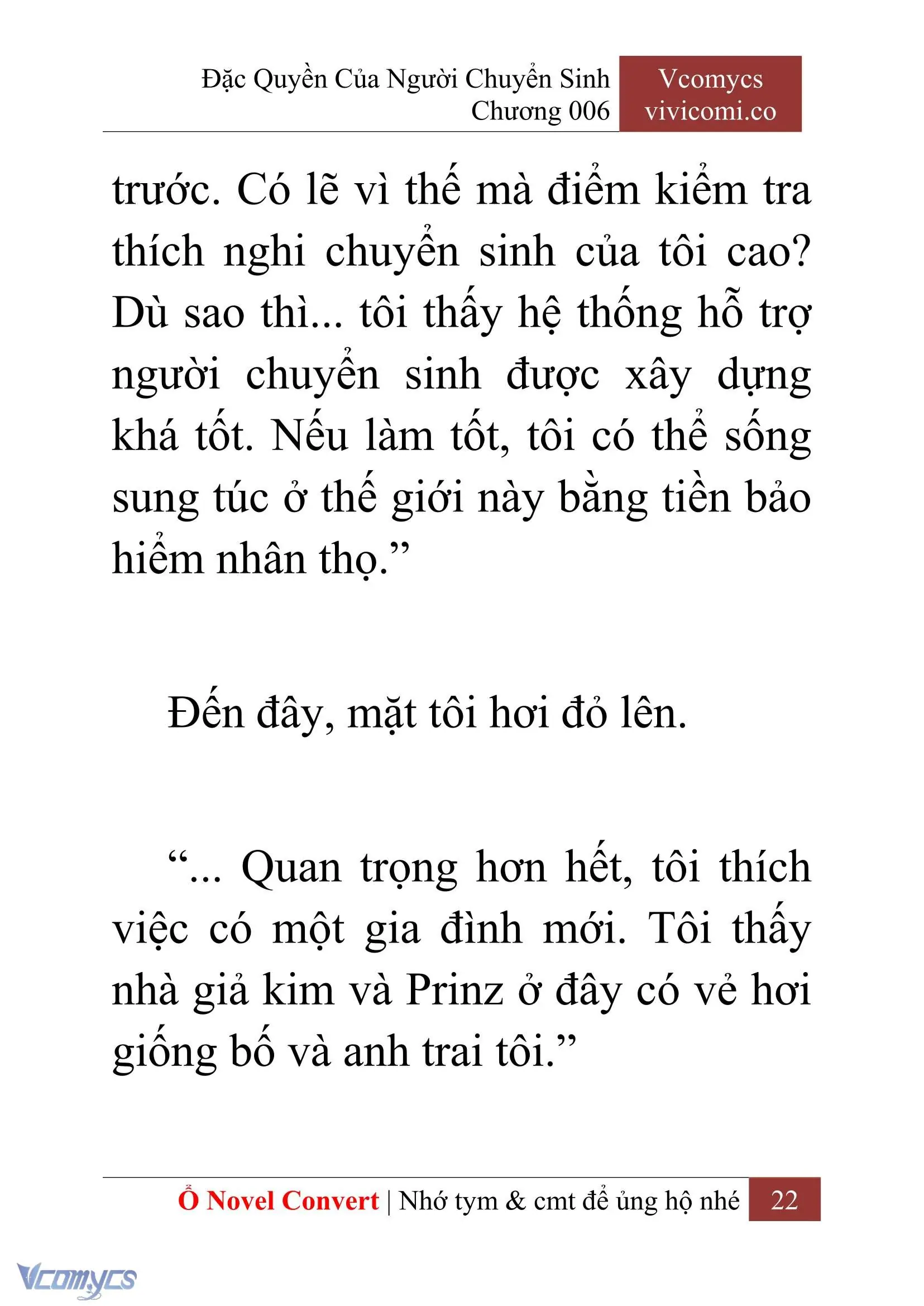 [Novel] Đặc Quyền Của Người Chuyển Sinh Chapter 6 - Trang 25