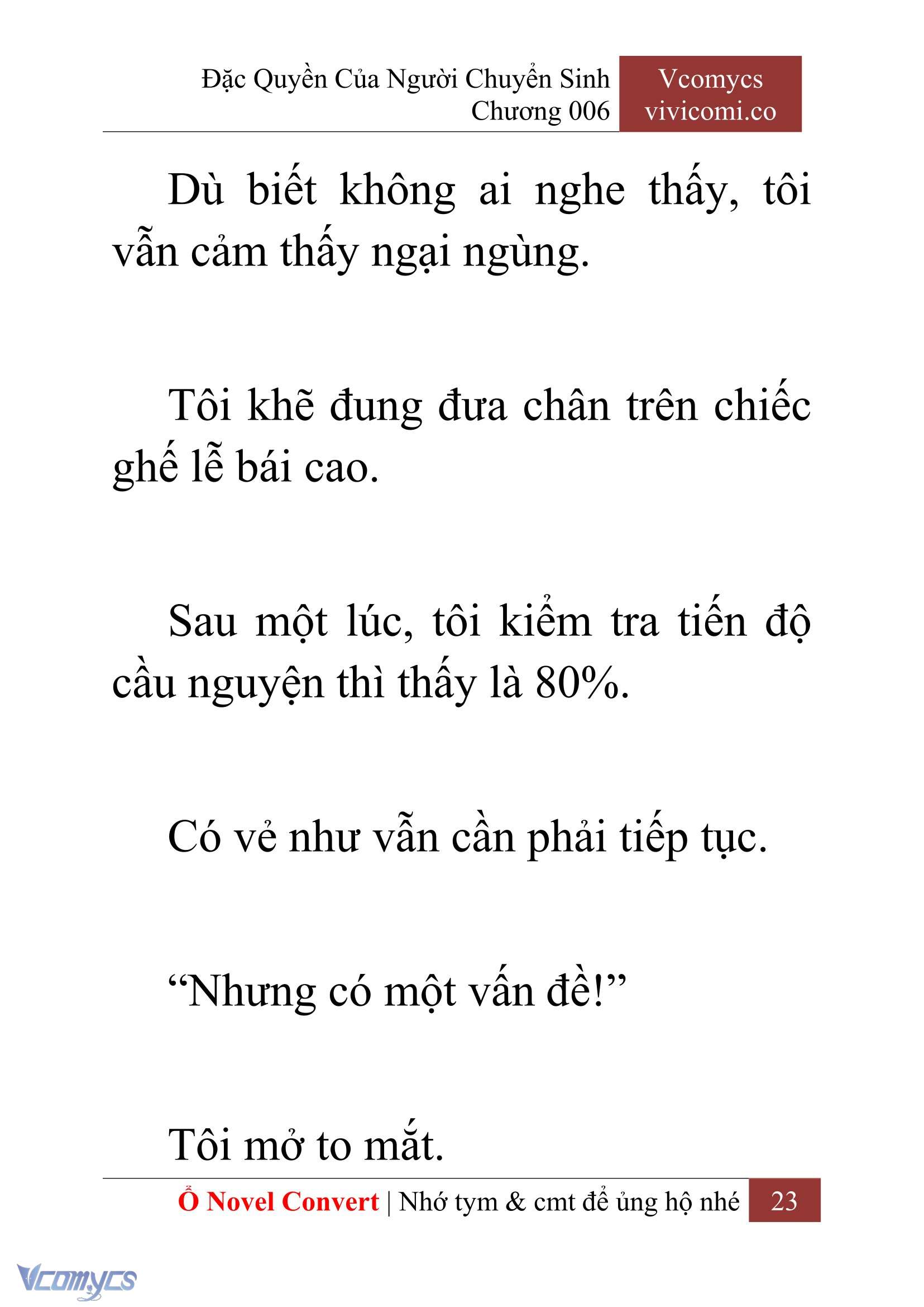 [Novel] Đặc Quyền Của Người Chuyển Sinh Chapter 6 - Trang 26