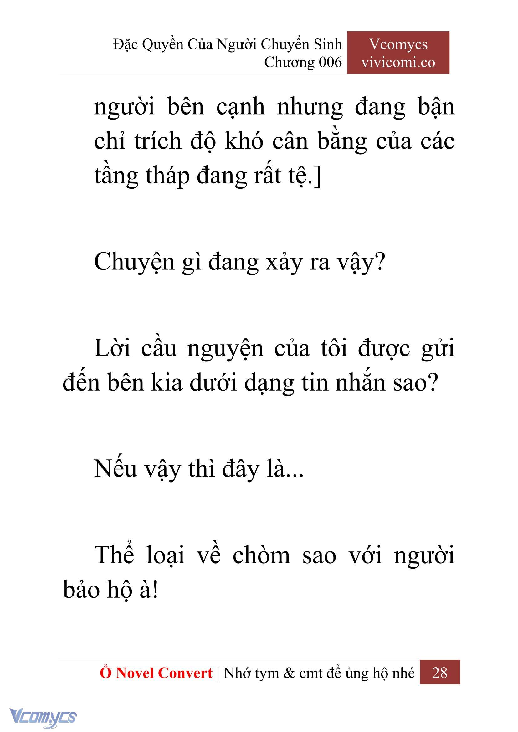 [Novel] Đặc Quyền Của Người Chuyển Sinh Chapter 6 - Trang 31