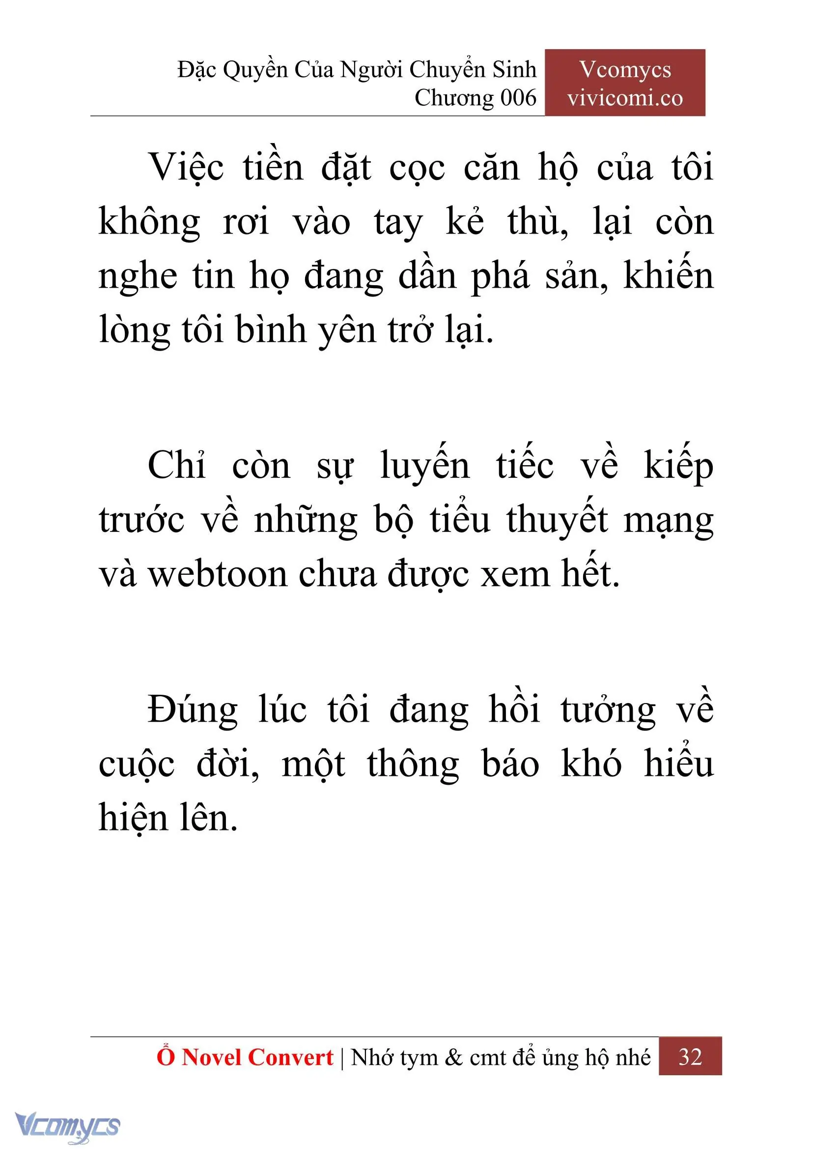 [Novel] Đặc Quyền Của Người Chuyển Sinh Chapter 6 - Trang 35