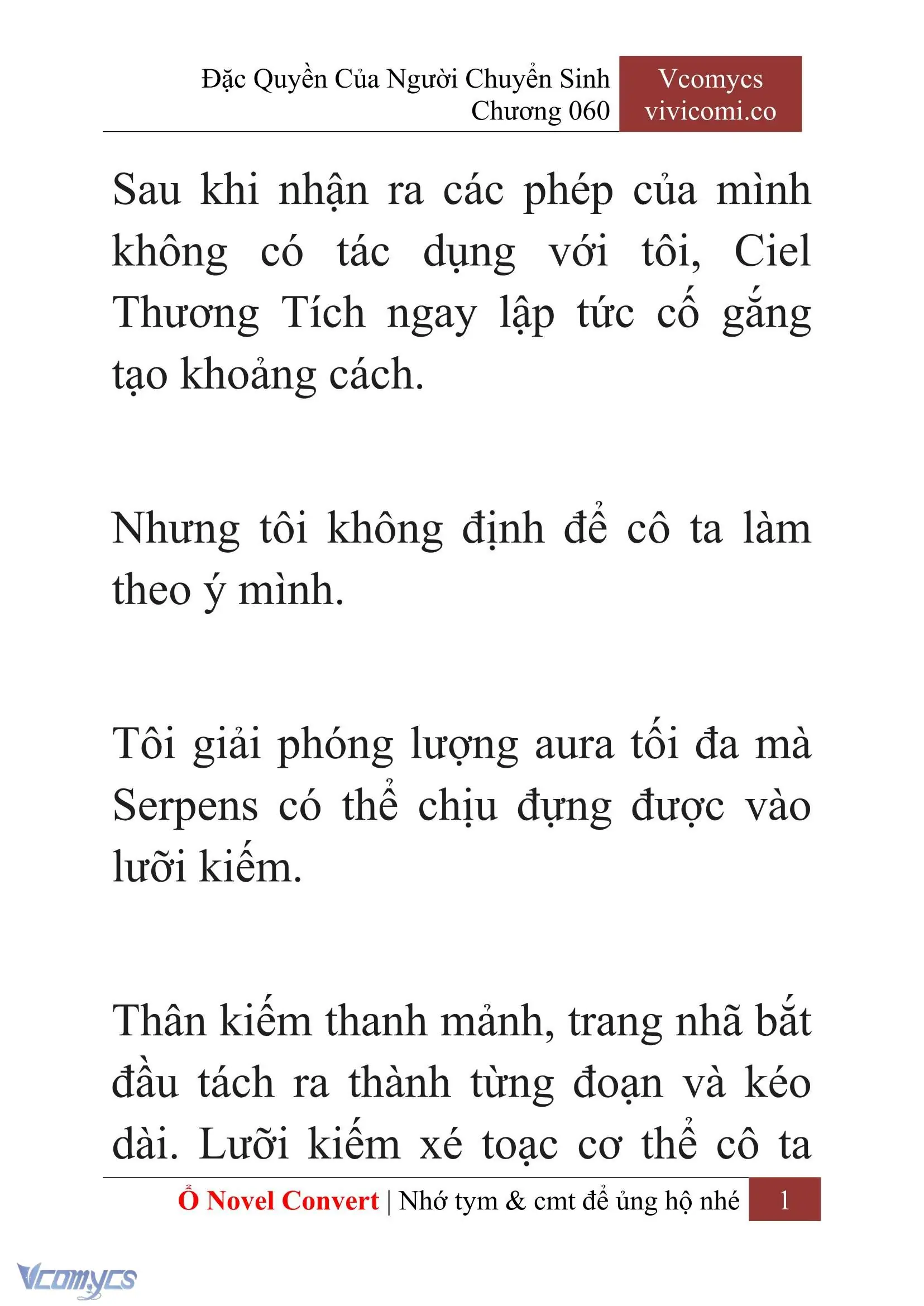 [Novel] Đặc Quyền Của Người Chuyển Sinh Chapter 60 - Trang 4