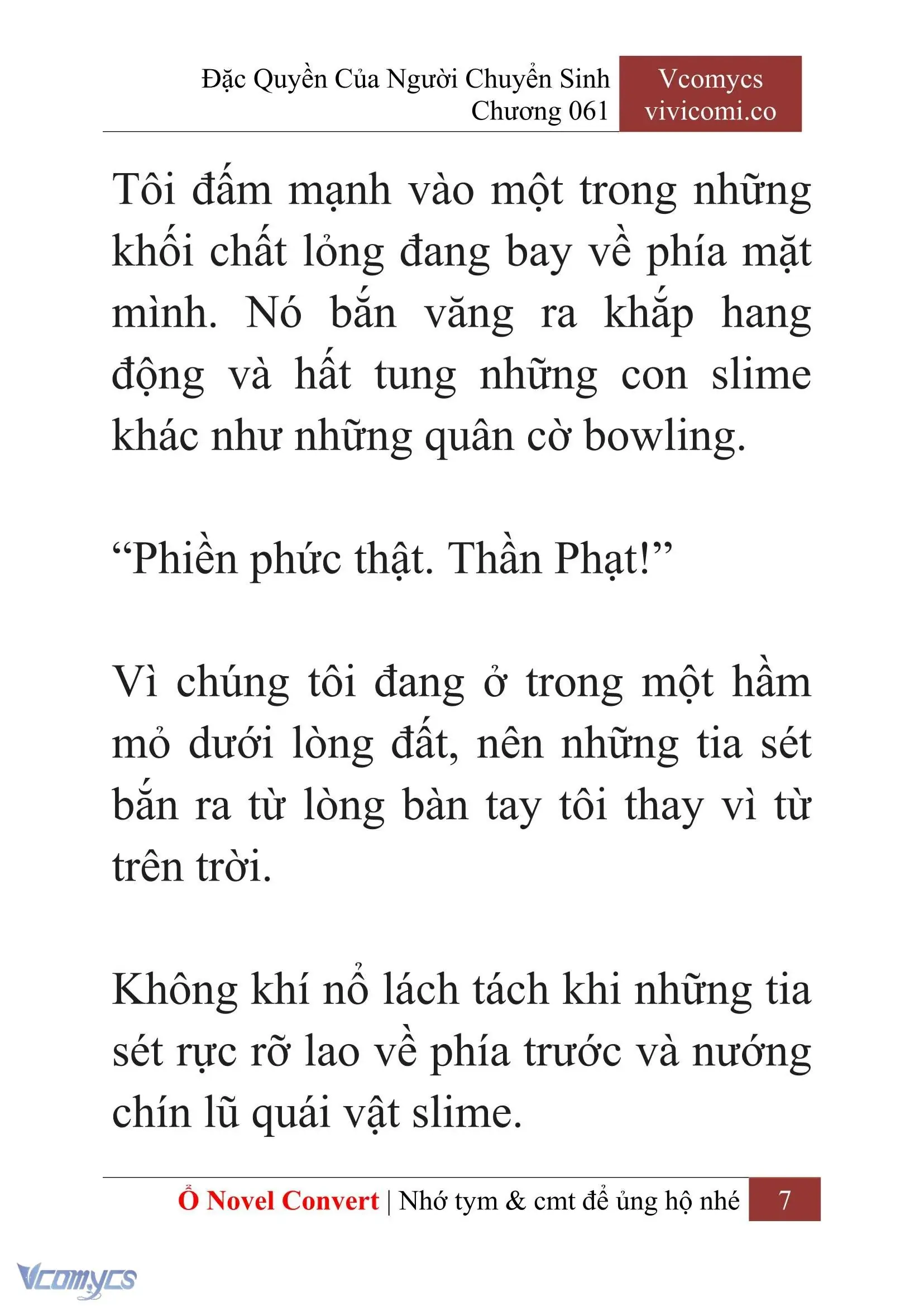 [Novel] Đặc Quyền Của Người Chuyển Sinh Chapter 61 - Trang 10