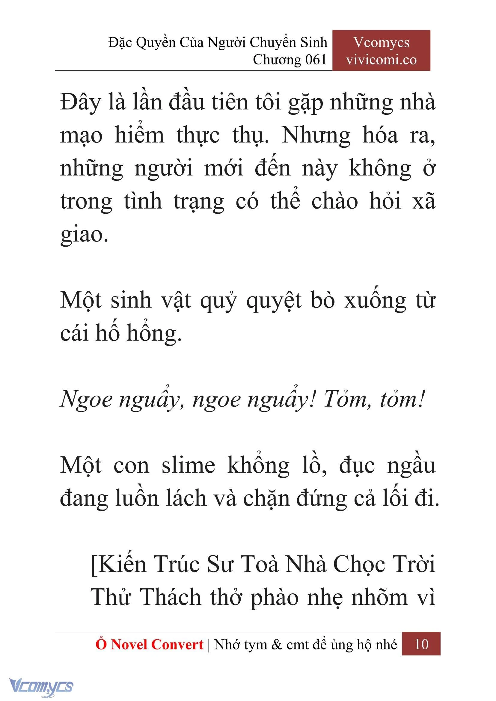 [Novel] Đặc Quyền Của Người Chuyển Sinh Chapter 61 - Trang 13