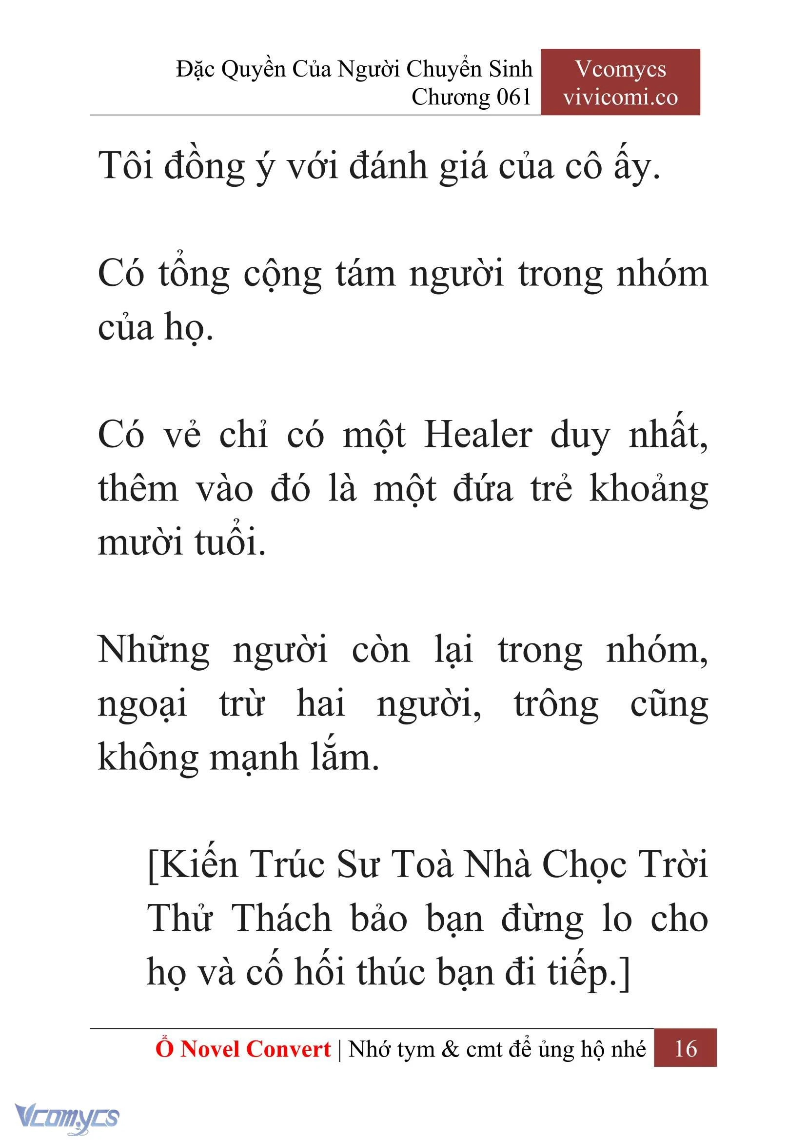 [Novel] Đặc Quyền Của Người Chuyển Sinh Chapter 61 - Trang 19