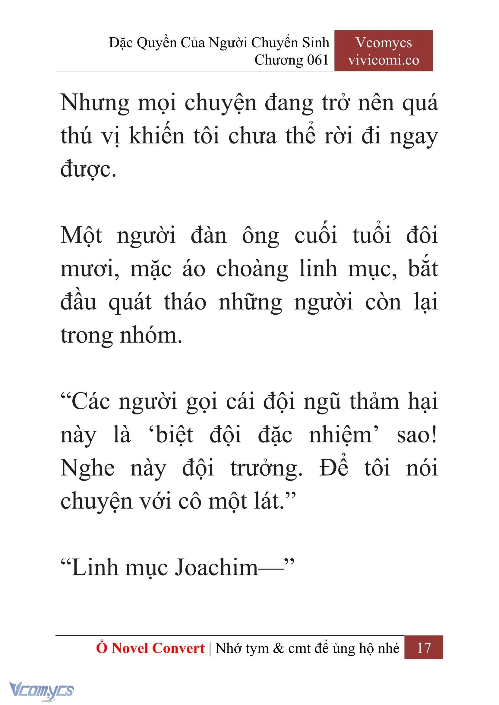 [Novel] Đặc Quyền Của Người Chuyển Sinh Chapter 61 - Trang 20
