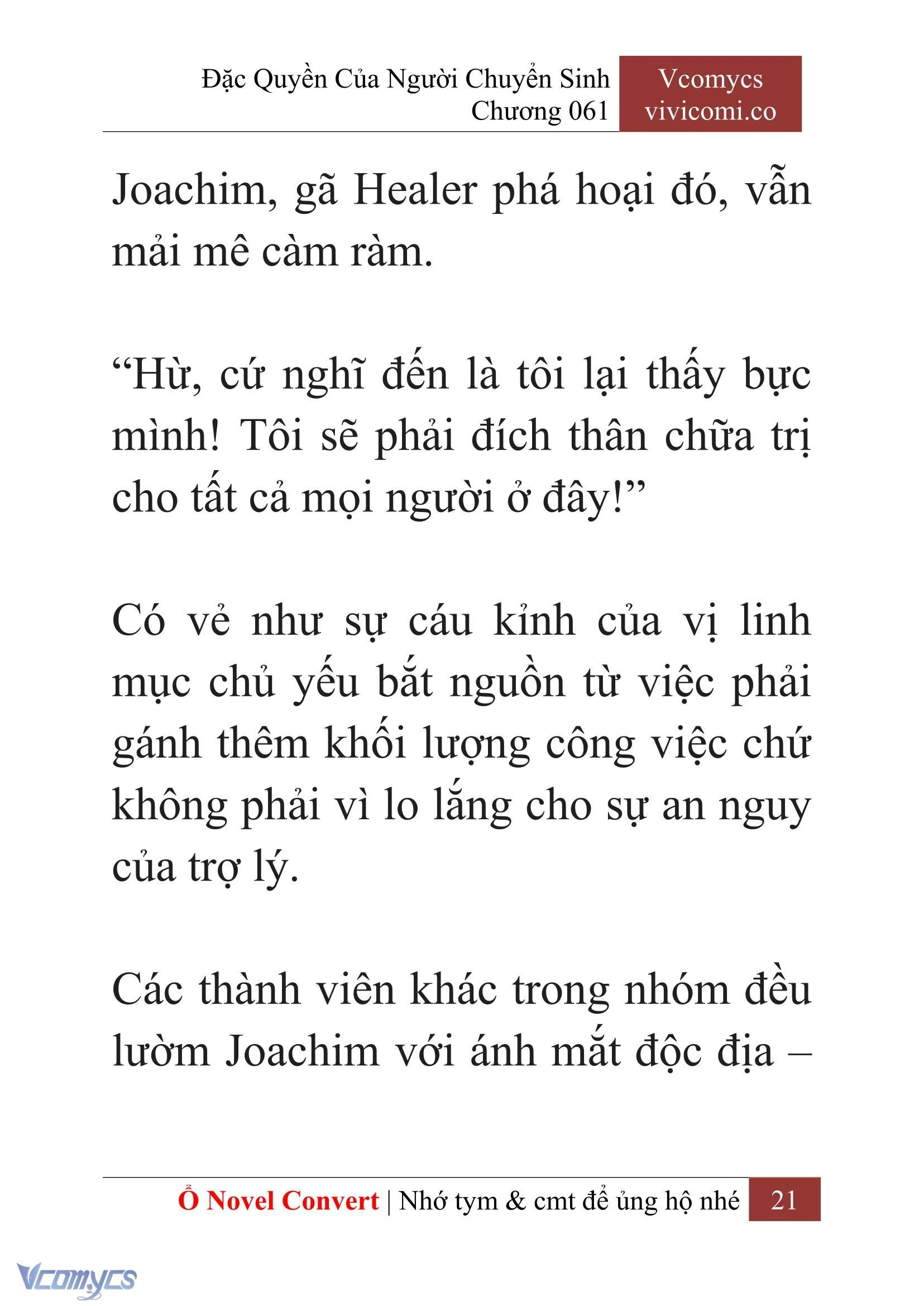 [Novel] Đặc Quyền Của Người Chuyển Sinh Chapter 61 - Trang 24