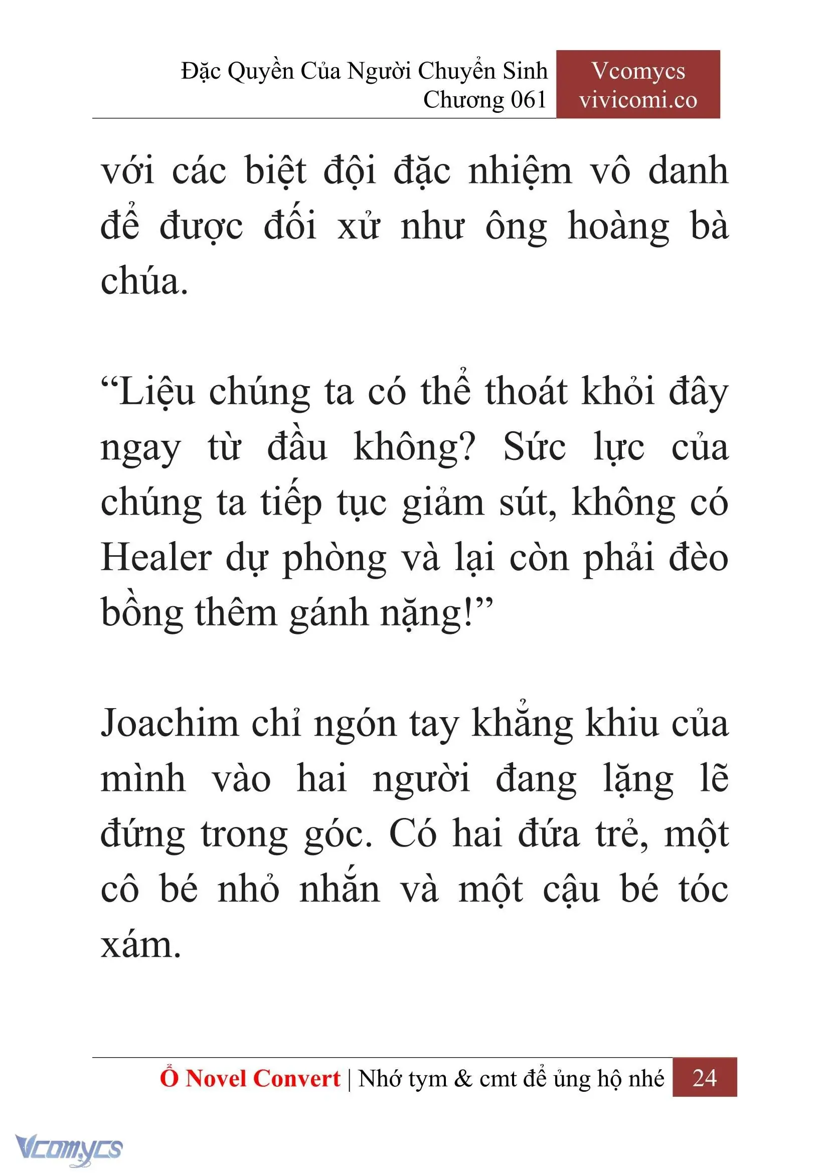 [Novel] Đặc Quyền Của Người Chuyển Sinh Chapter 61 - Trang 27