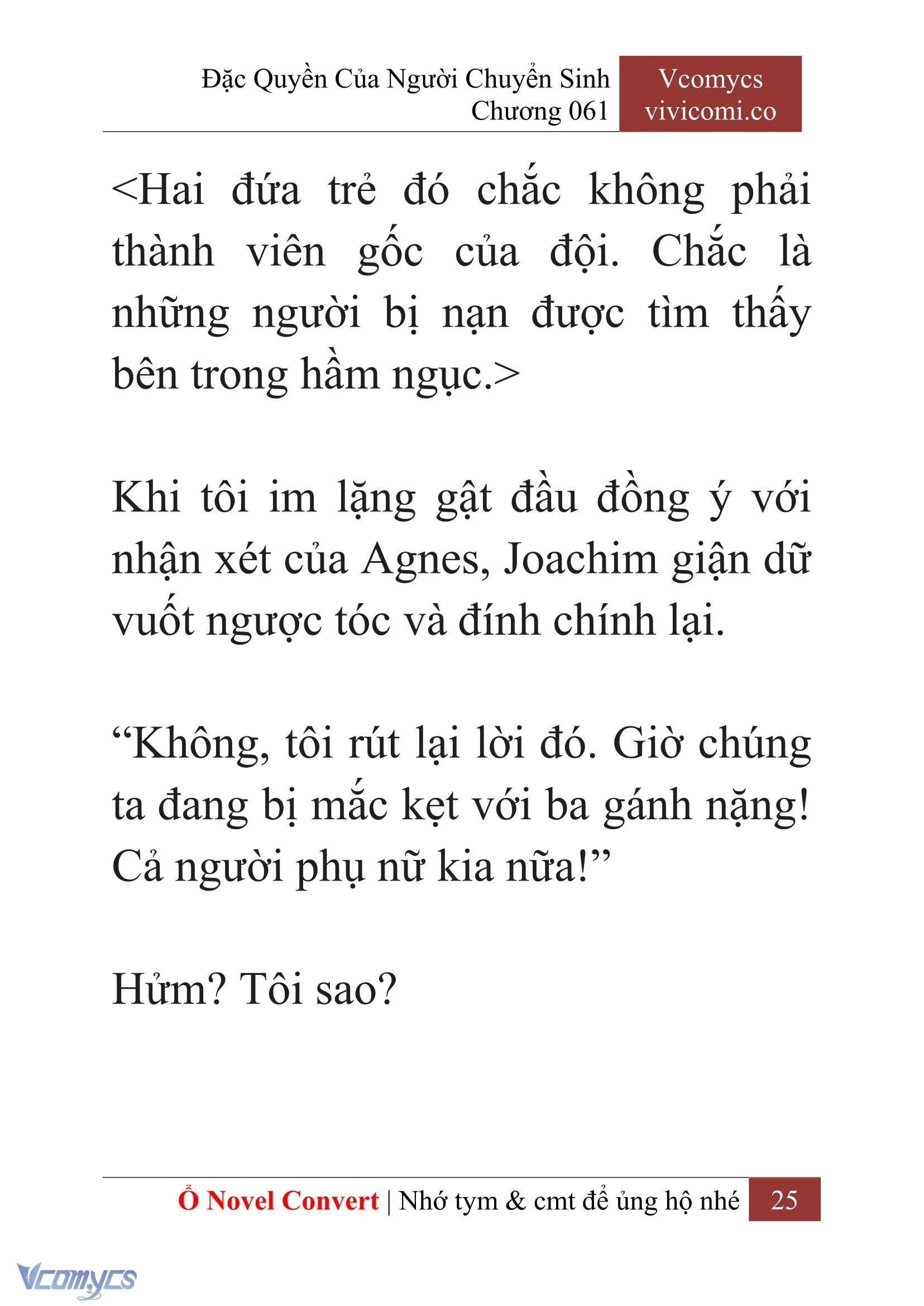 [Novel] Đặc Quyền Của Người Chuyển Sinh Chapter 61 - Trang 28