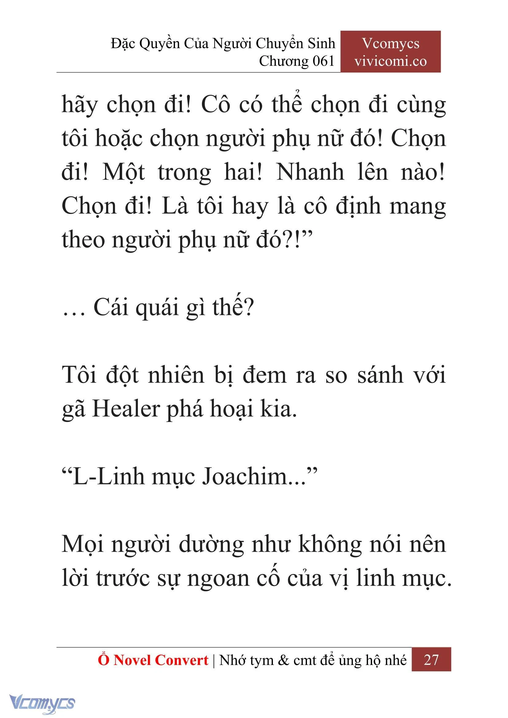 [Novel] Đặc Quyền Của Người Chuyển Sinh Chapter 61 - Trang 30