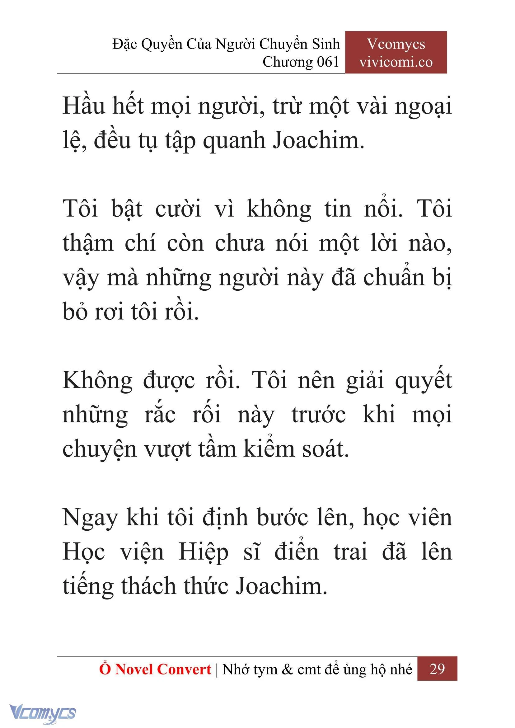 [Novel] Đặc Quyền Của Người Chuyển Sinh Chapter 61 - Trang 32