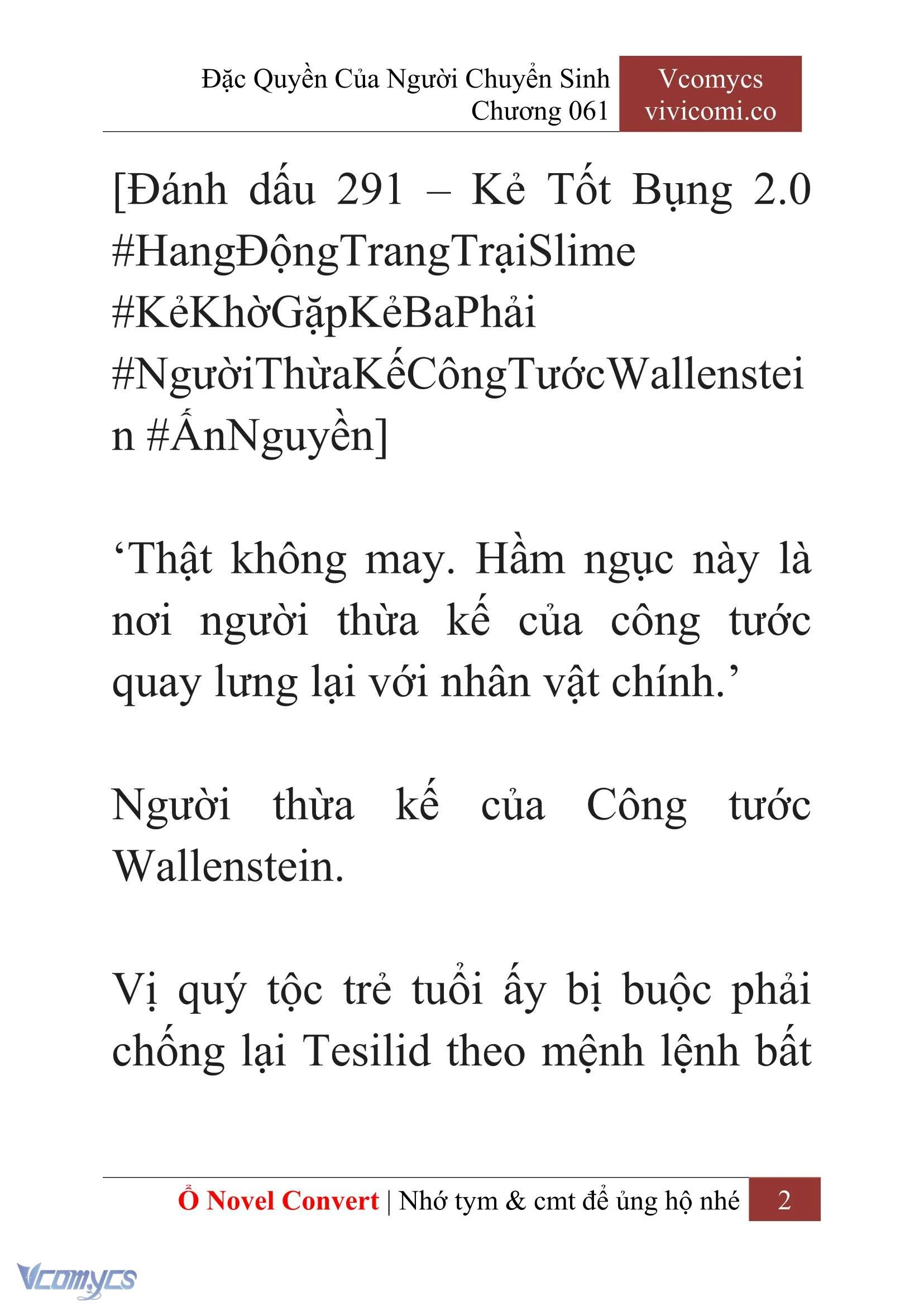[Novel] Đặc Quyền Của Người Chuyển Sinh Chapter 61 - Trang 5