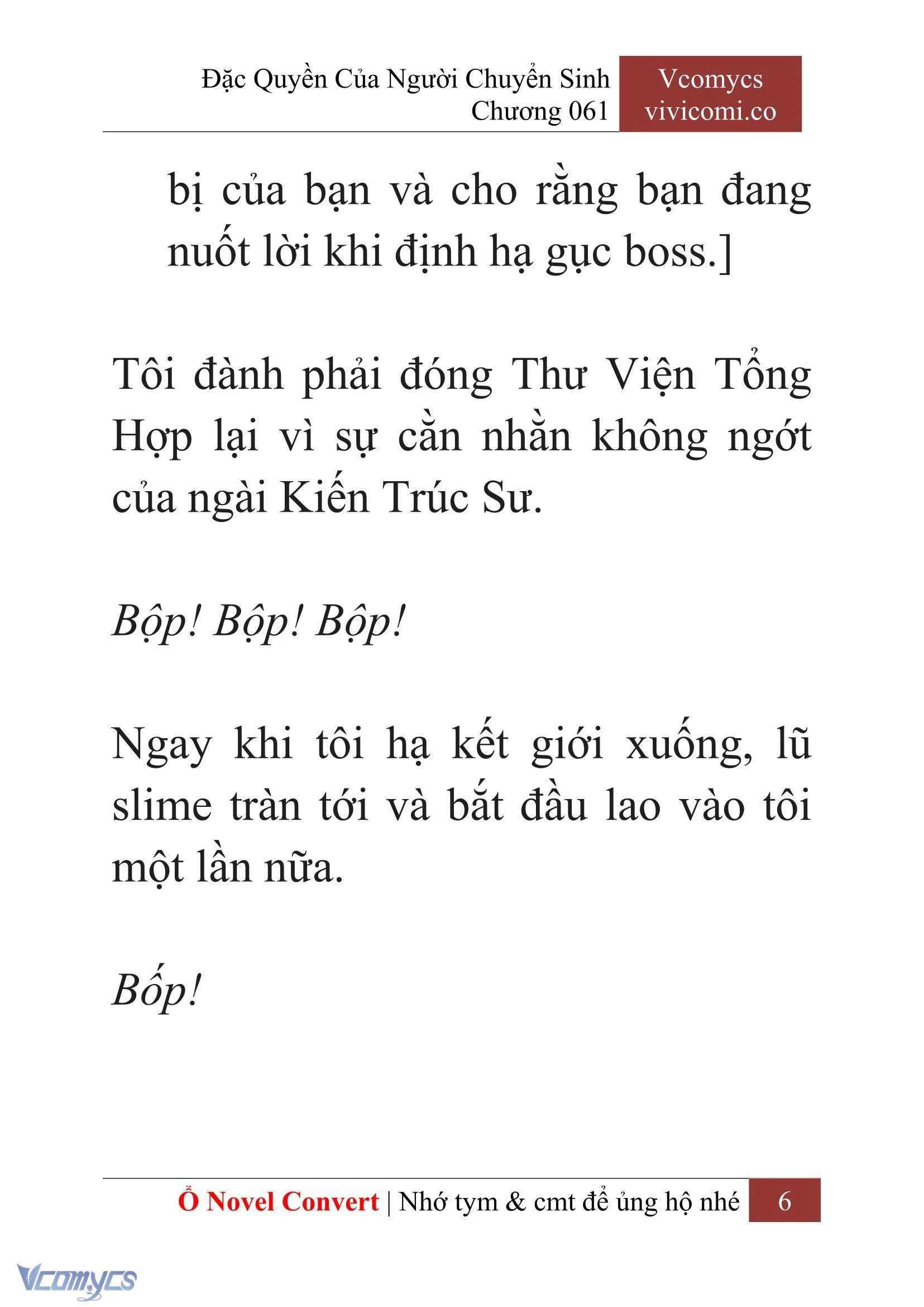 [Novel] Đặc Quyền Của Người Chuyển Sinh Chapter 61 - Trang 9
