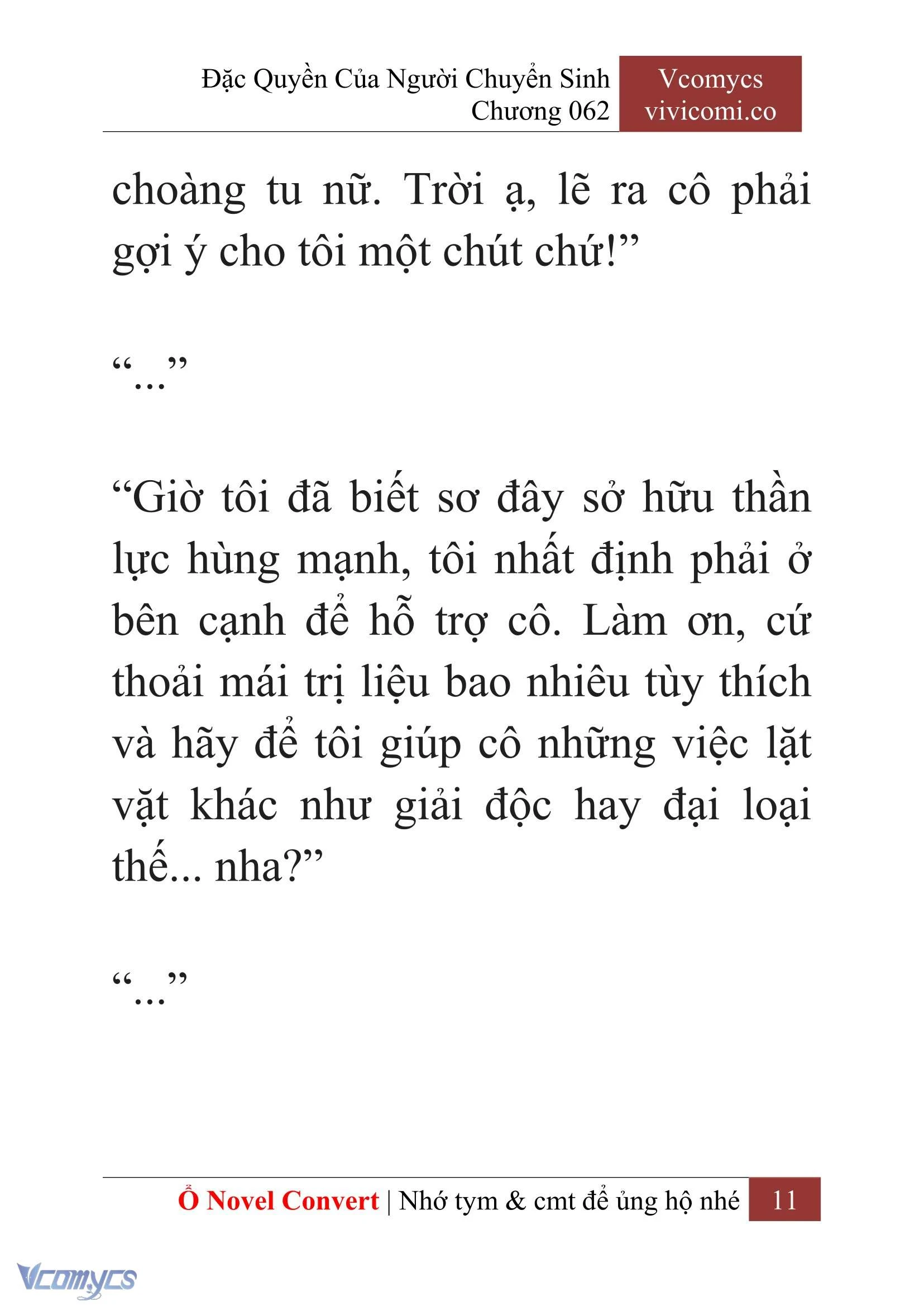 [Novel] Đặc Quyền Của Người Chuyển Sinh Chapter 62 - Trang 14