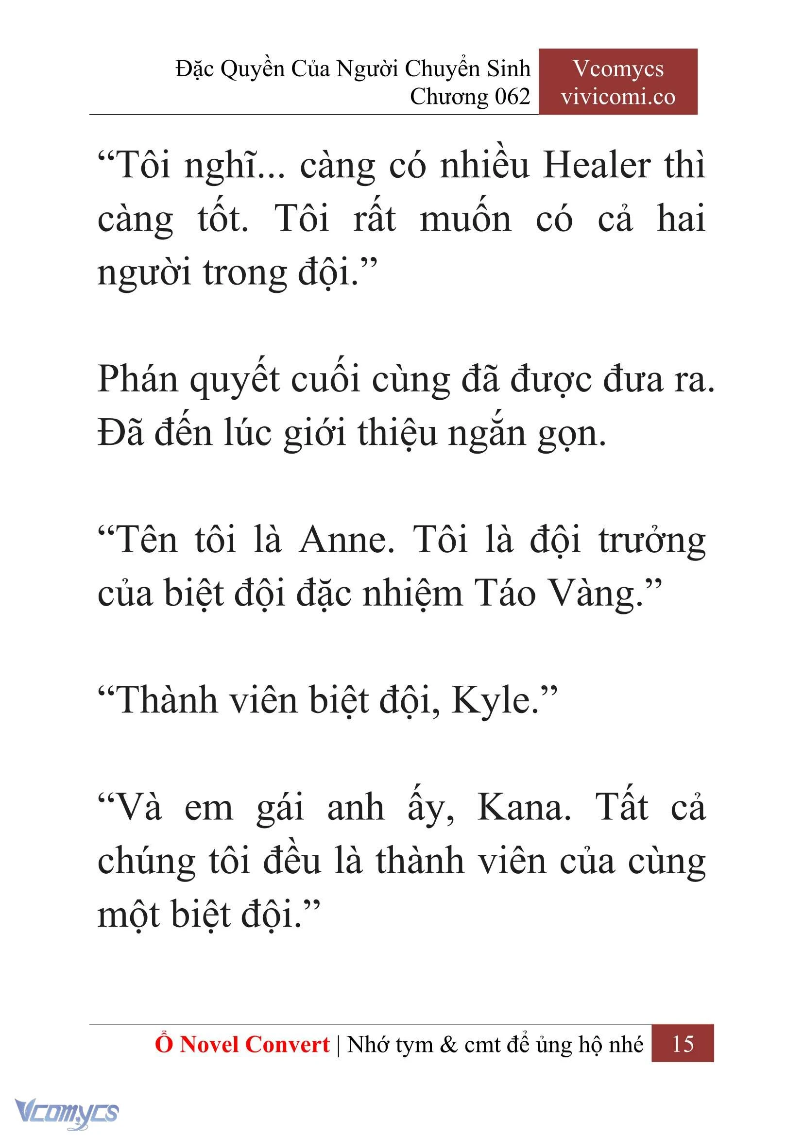 [Novel] Đặc Quyền Của Người Chuyển Sinh Chapter 62 - Trang 18