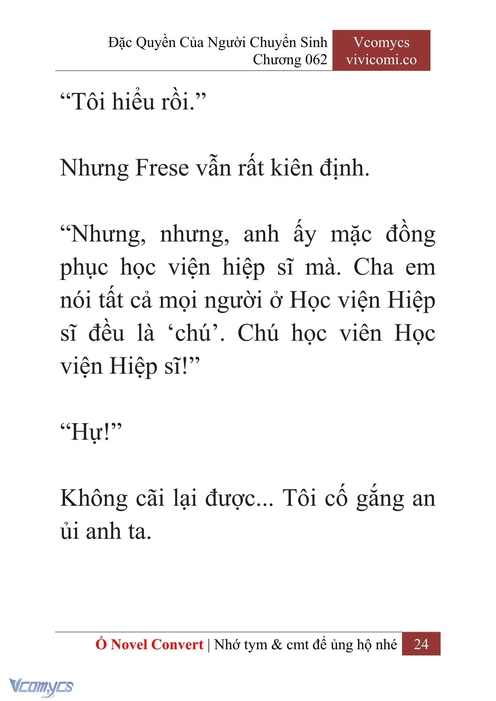 [Novel] Đặc Quyền Của Người Chuyển Sinh Chapter 62 - Trang 27
