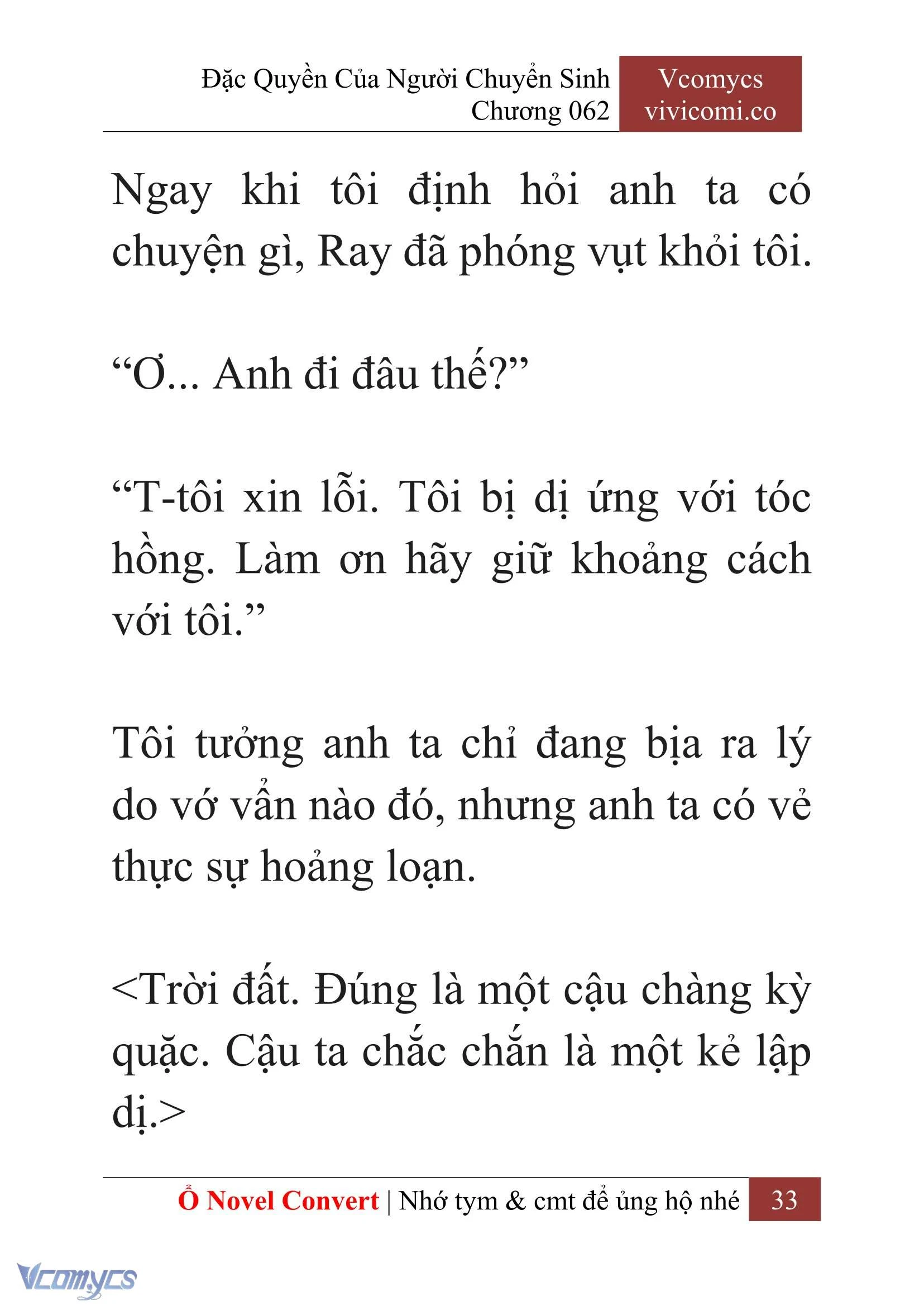 [Novel] Đặc Quyền Của Người Chuyển Sinh Chapter 62 - Trang 36