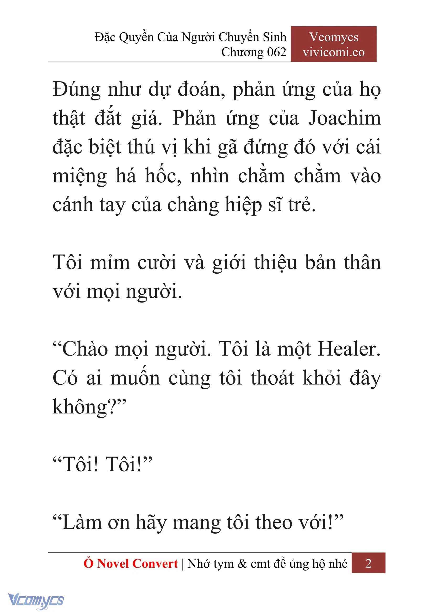 [Novel] Đặc Quyền Của Người Chuyển Sinh Chapter 62 - Trang 5