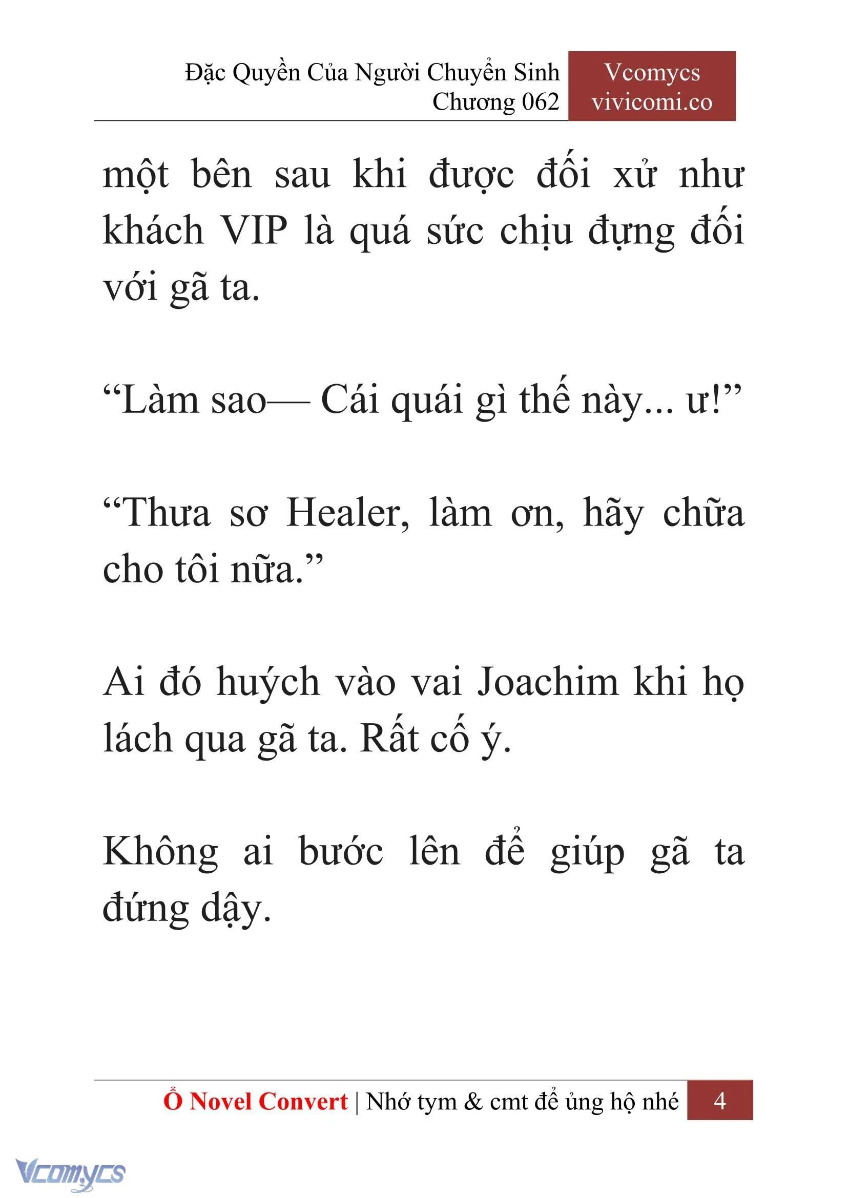 [Novel] Đặc Quyền Của Người Chuyển Sinh Chapter 62 - Trang 7