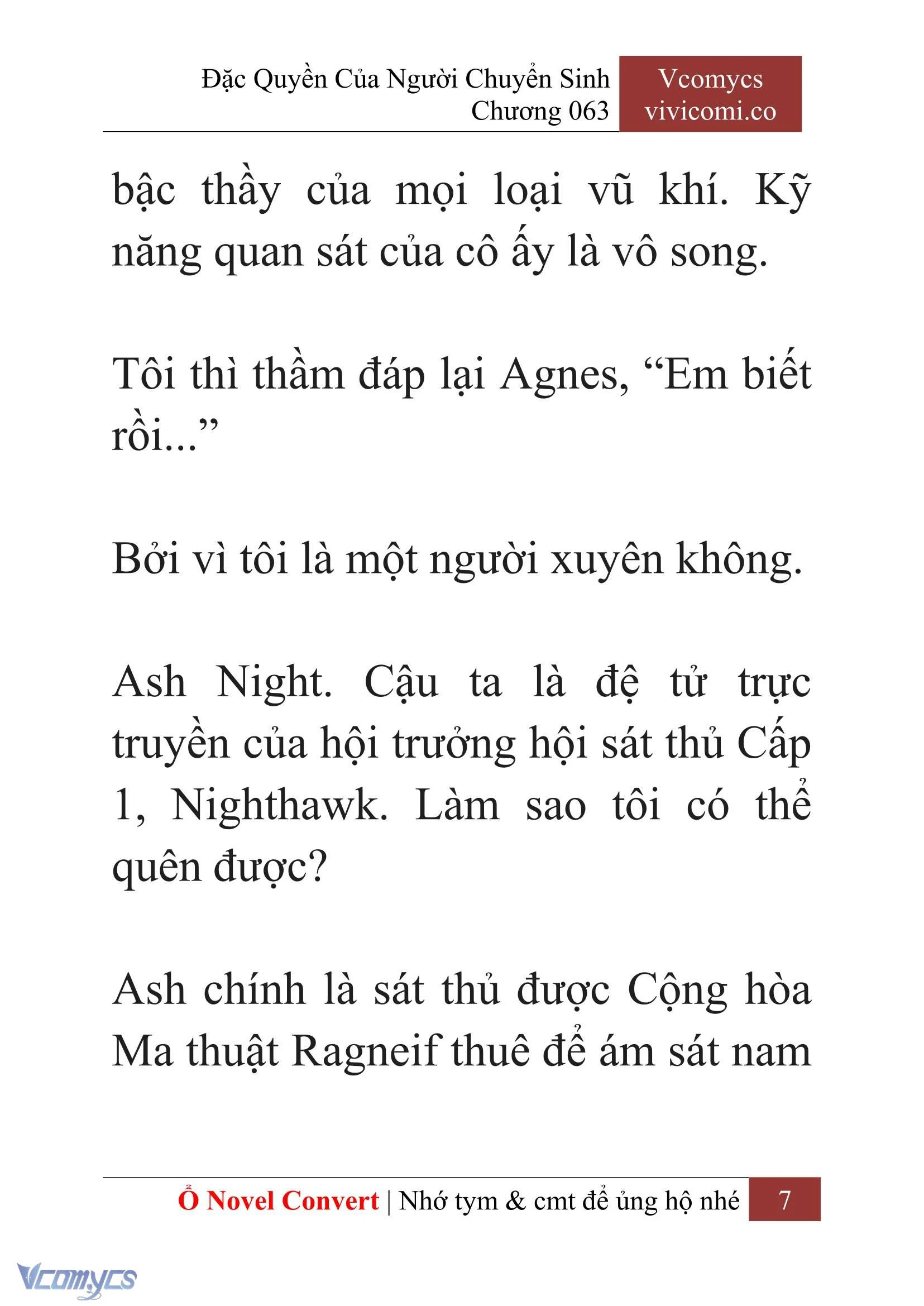 [Novel] Đặc Quyền Của Người Chuyển Sinh Chapter 63 - Trang 10