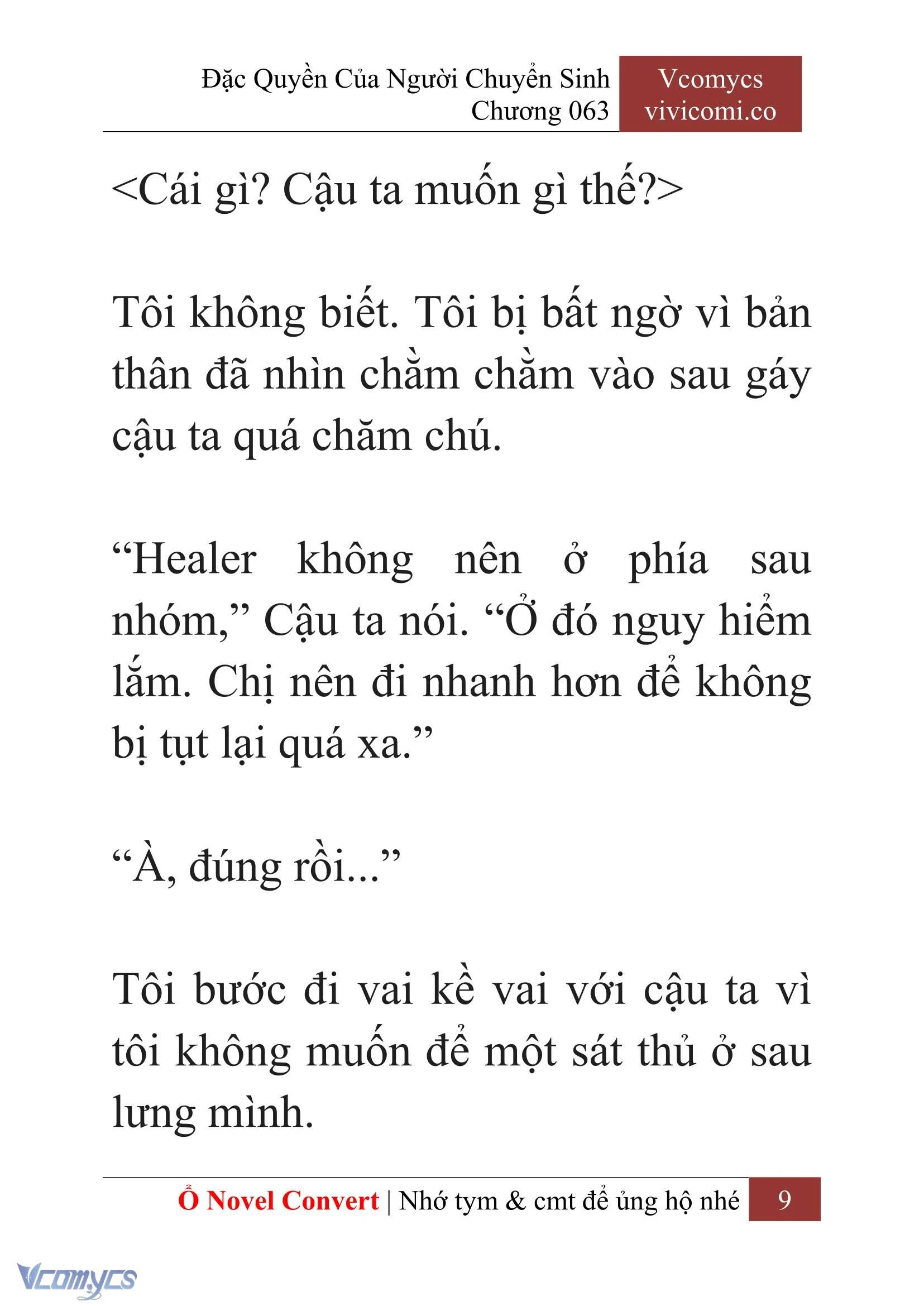 [Novel] Đặc Quyền Của Người Chuyển Sinh Chapter 63 - Trang 12