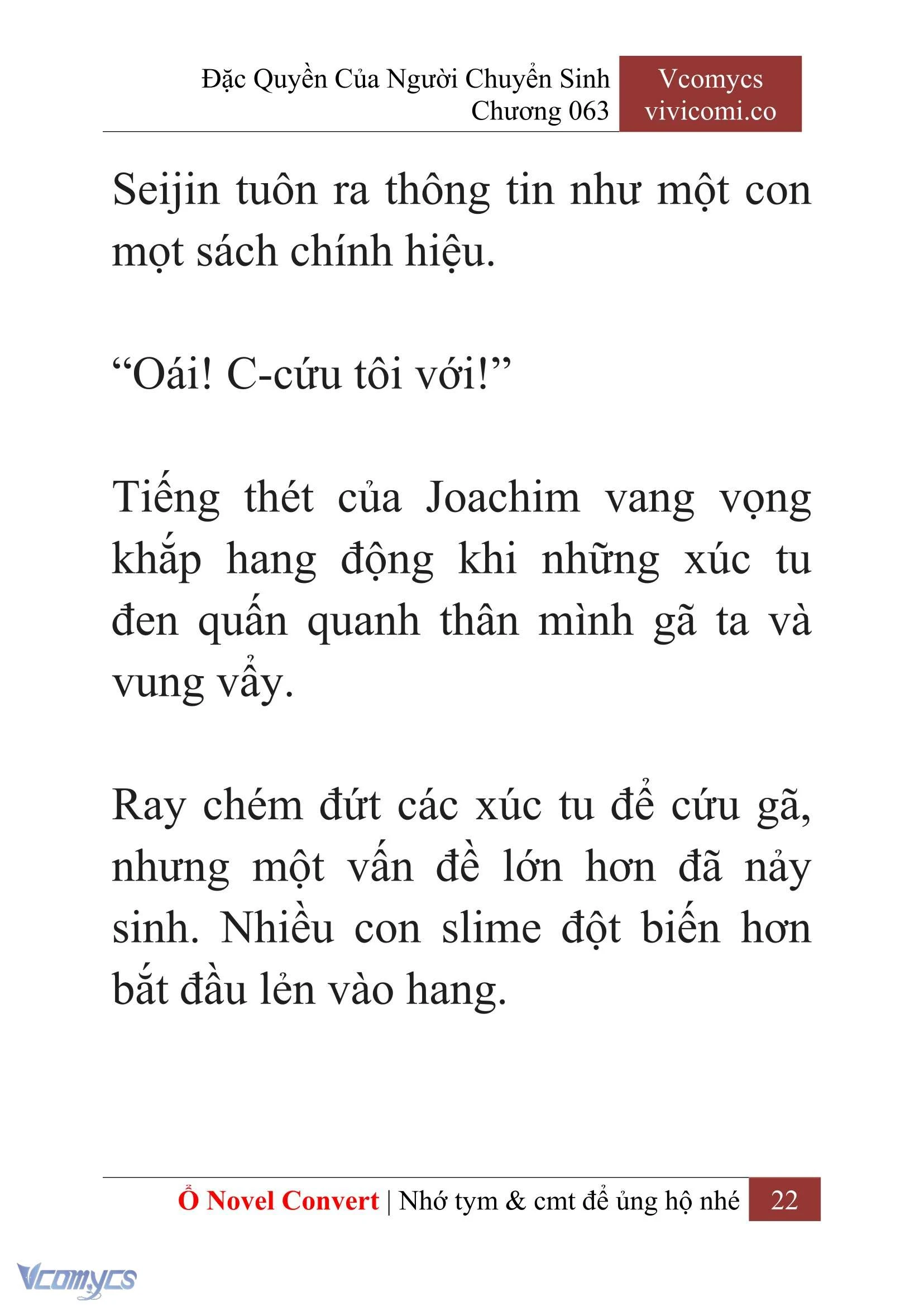 [Novel] Đặc Quyền Của Người Chuyển Sinh Chapter 63 - Trang 25