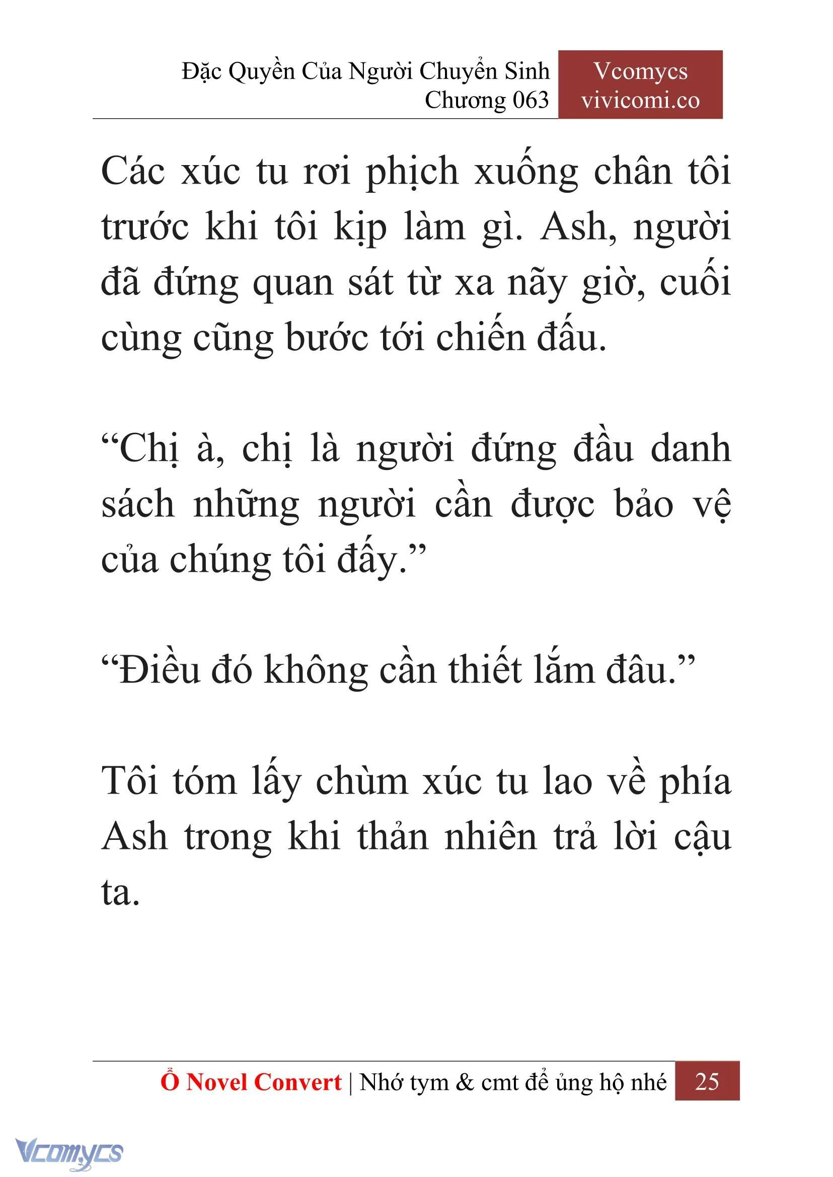 [Novel] Đặc Quyền Của Người Chuyển Sinh Chapter 63 - Trang 28