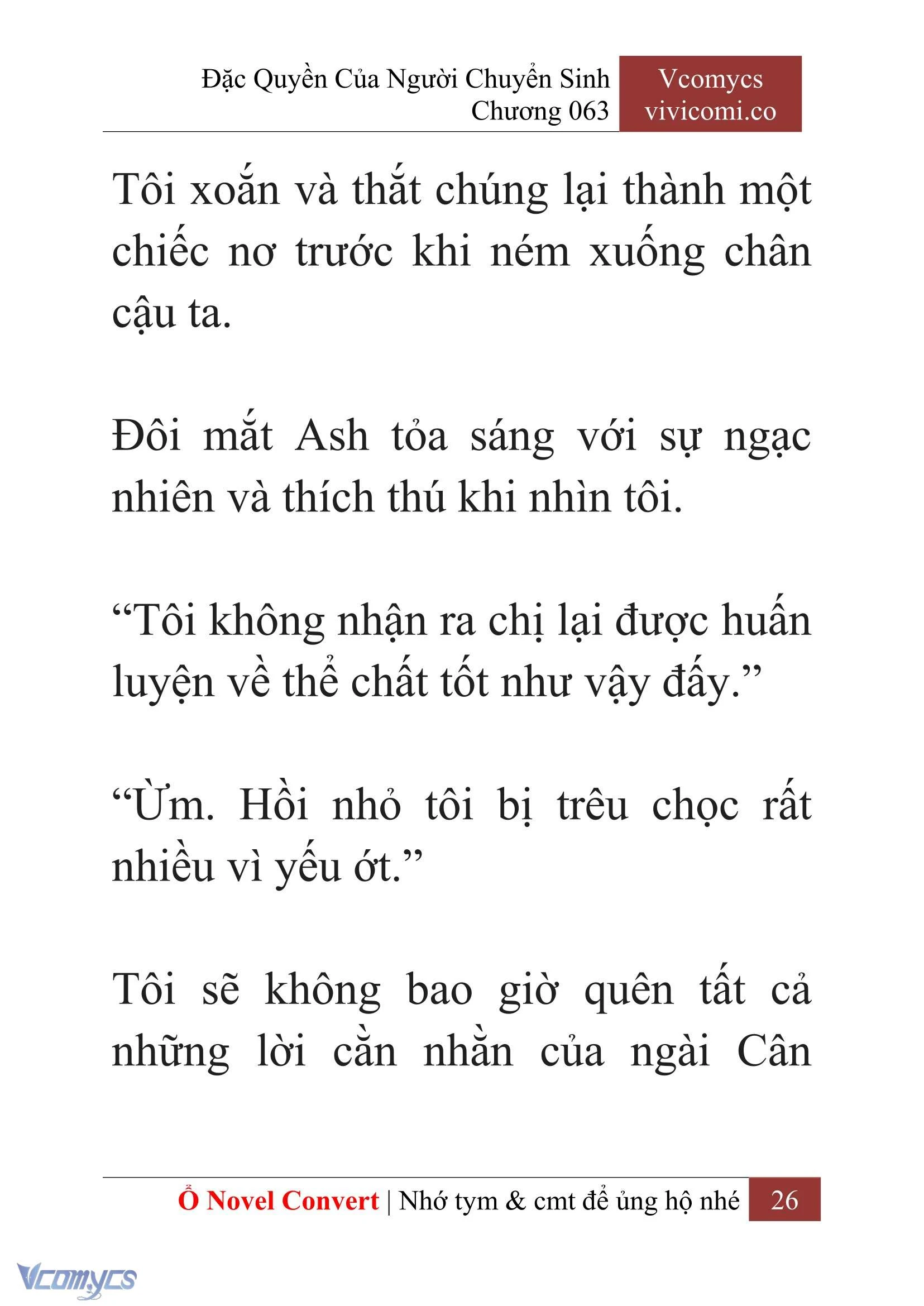 [Novel] Đặc Quyền Của Người Chuyển Sinh Chapter 63 - Trang 29