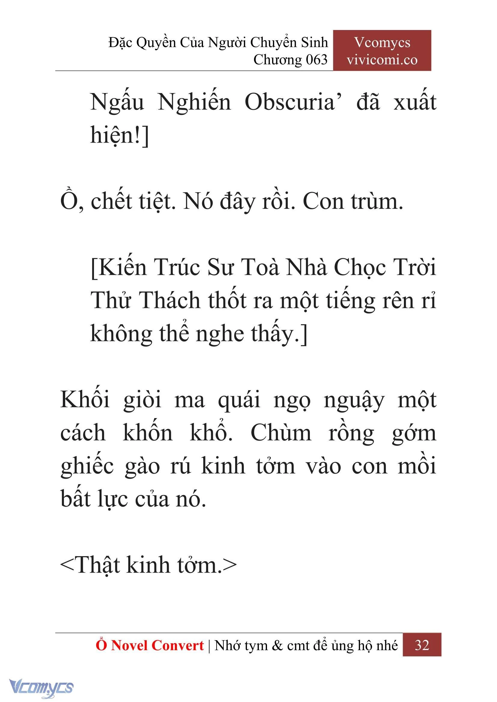 [Novel] Đặc Quyền Của Người Chuyển Sinh Chapter 63 - Trang 35