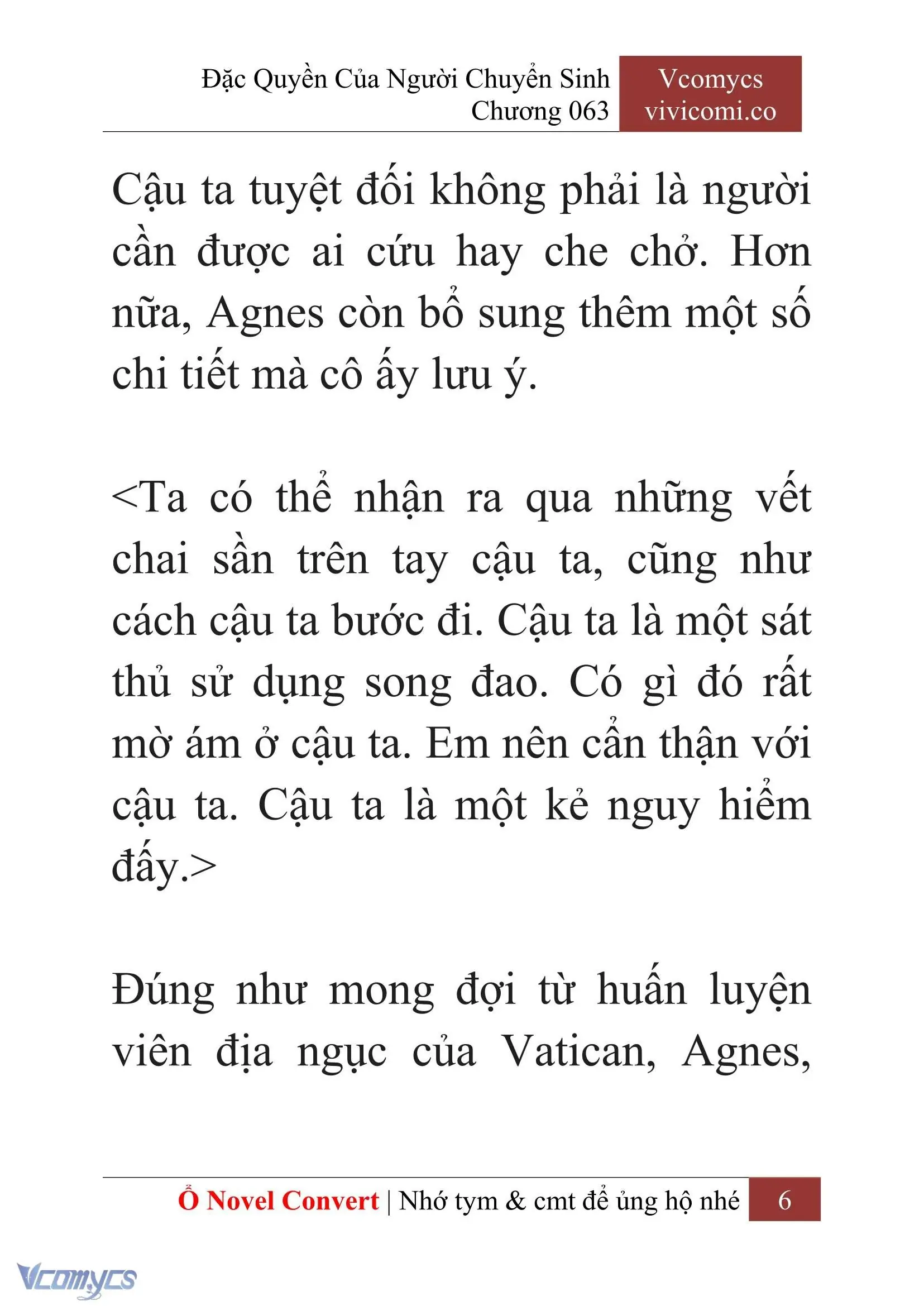 [Novel] Đặc Quyền Của Người Chuyển Sinh Chapter 63 - Trang 9