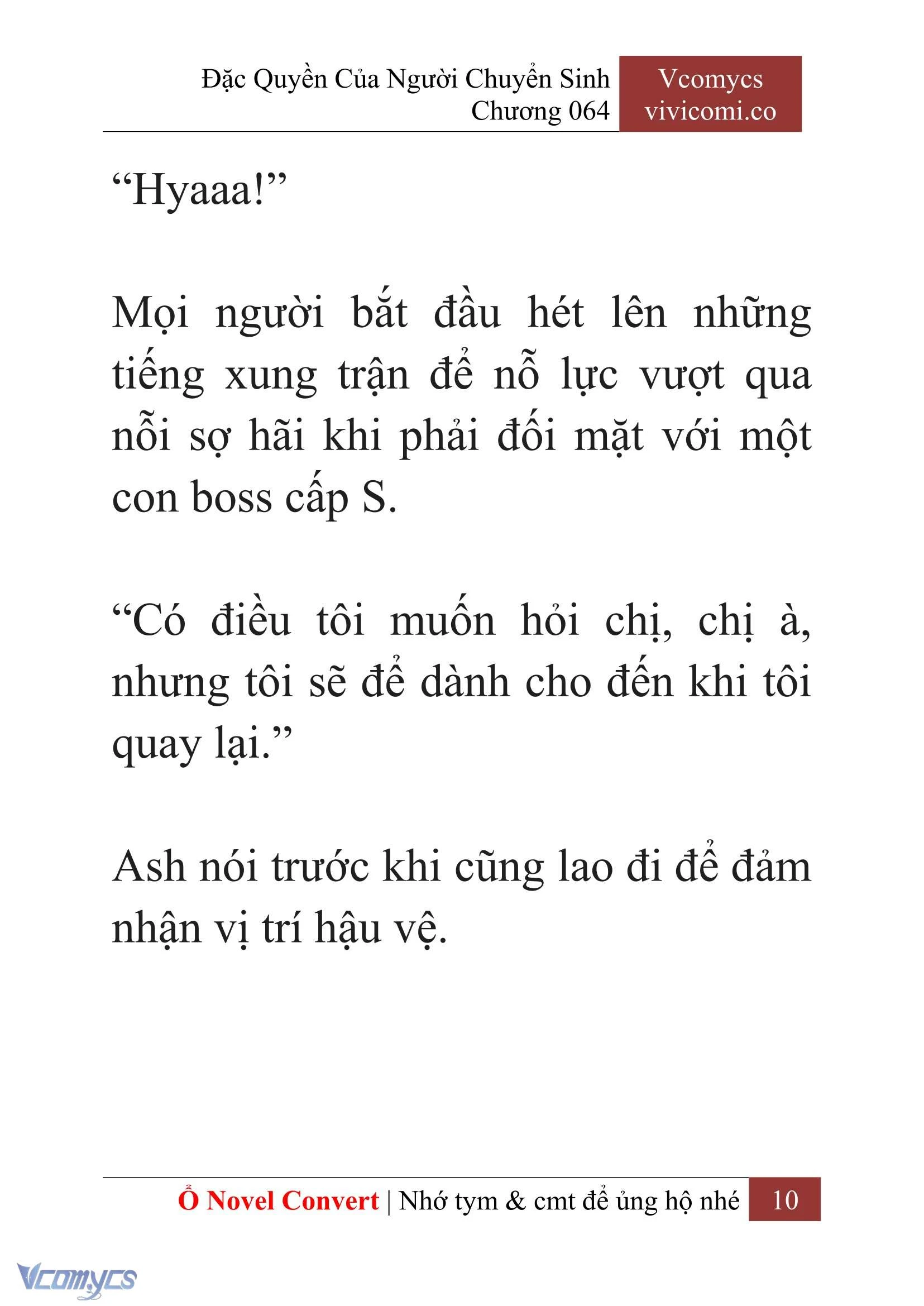 [Novel] Đặc Quyền Của Người Chuyển Sinh Chapter 64 - Trang 13