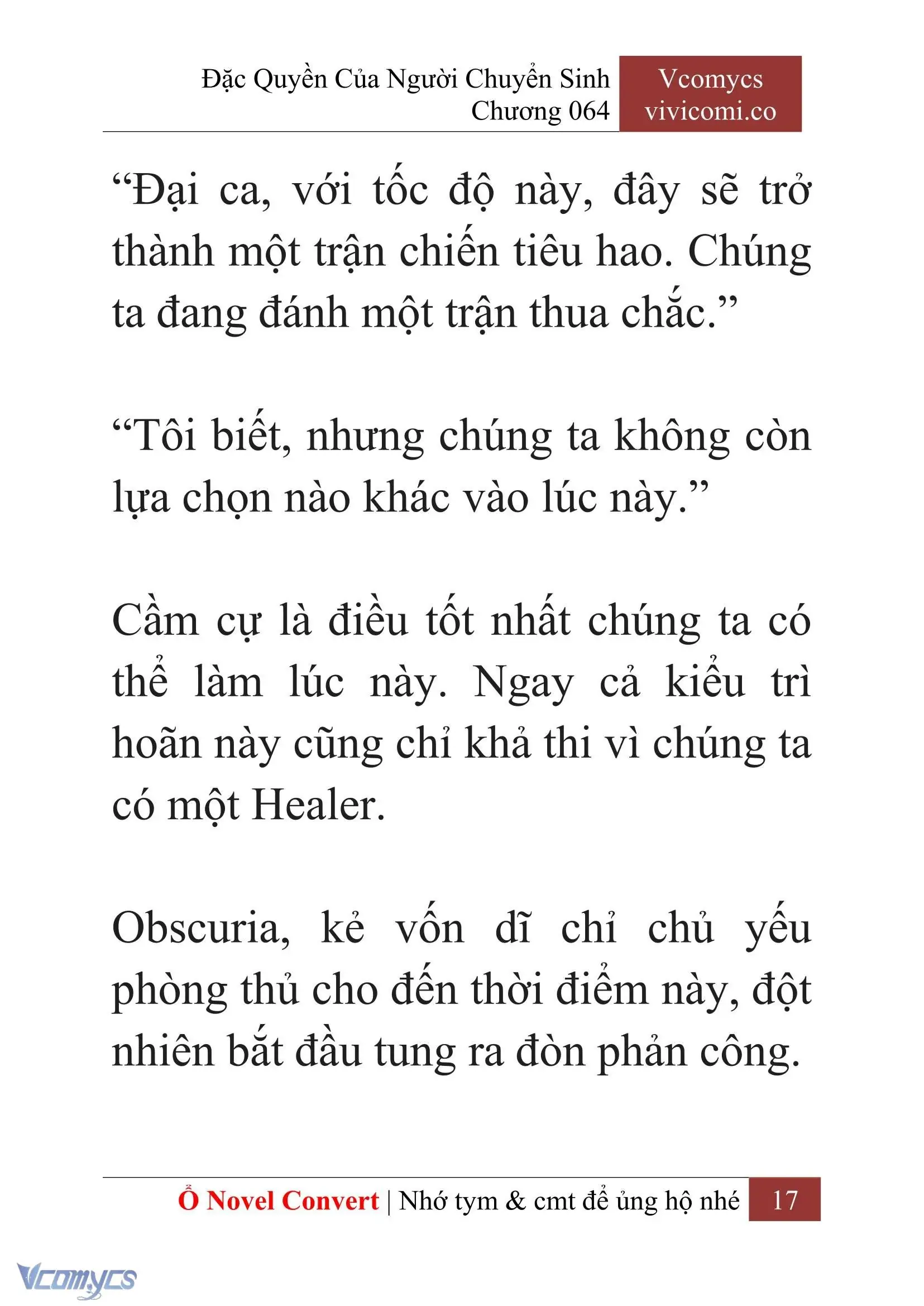 [Novel] Đặc Quyền Của Người Chuyển Sinh Chapter 64 - Trang 20