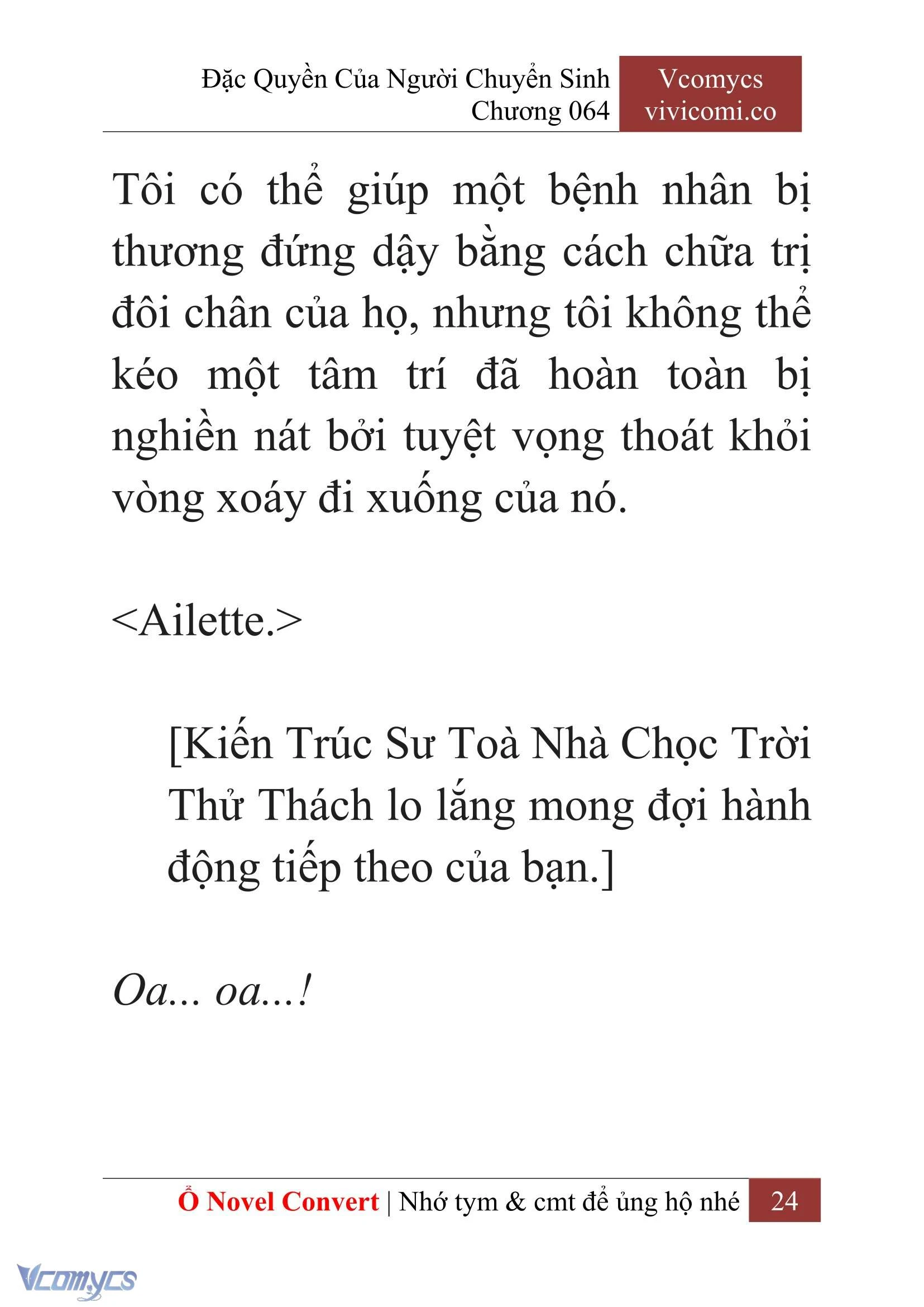 [Novel] Đặc Quyền Của Người Chuyển Sinh Chapter 64 - Trang 27