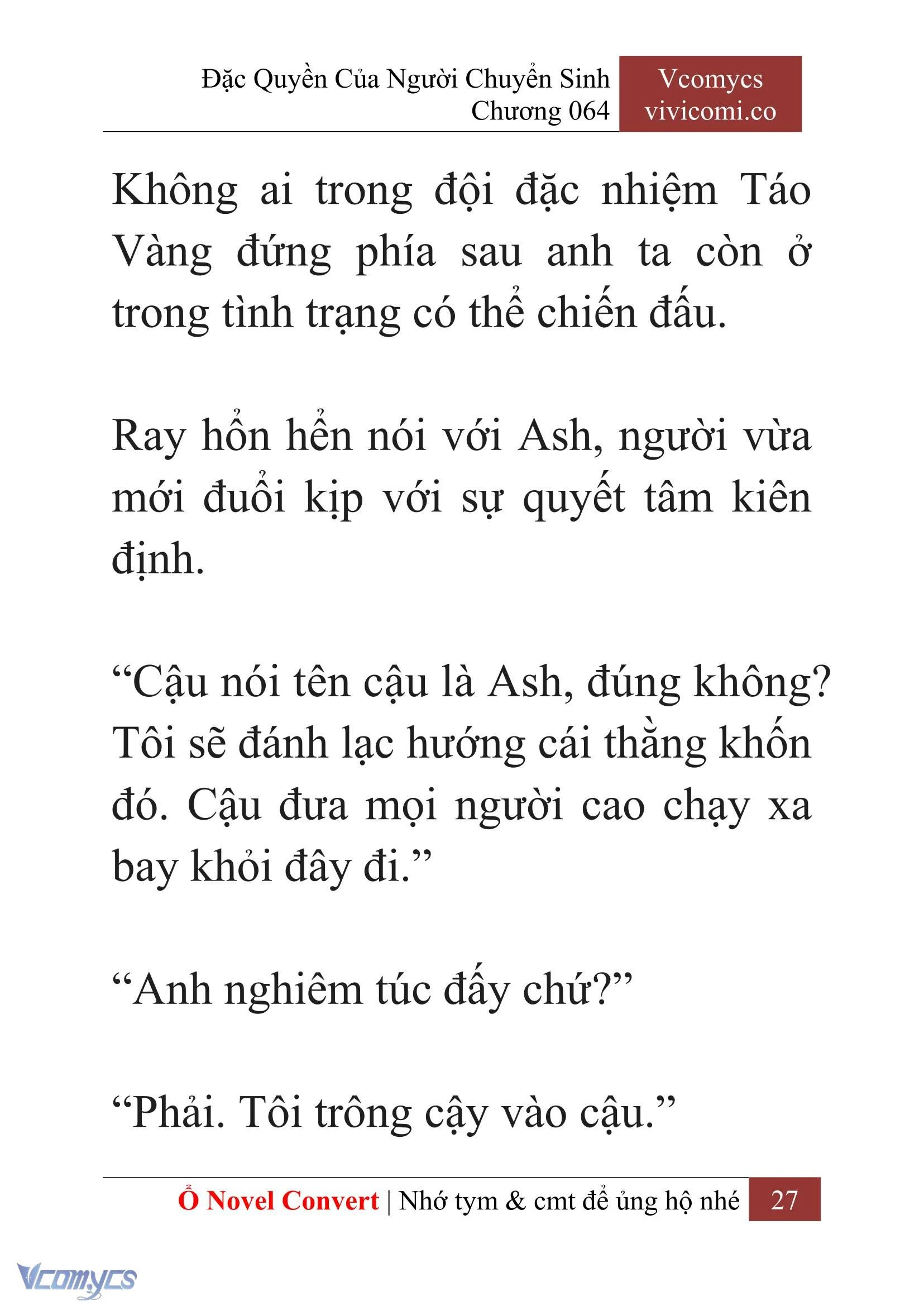 [Novel] Đặc Quyền Của Người Chuyển Sinh Chapter 64 - Trang 30