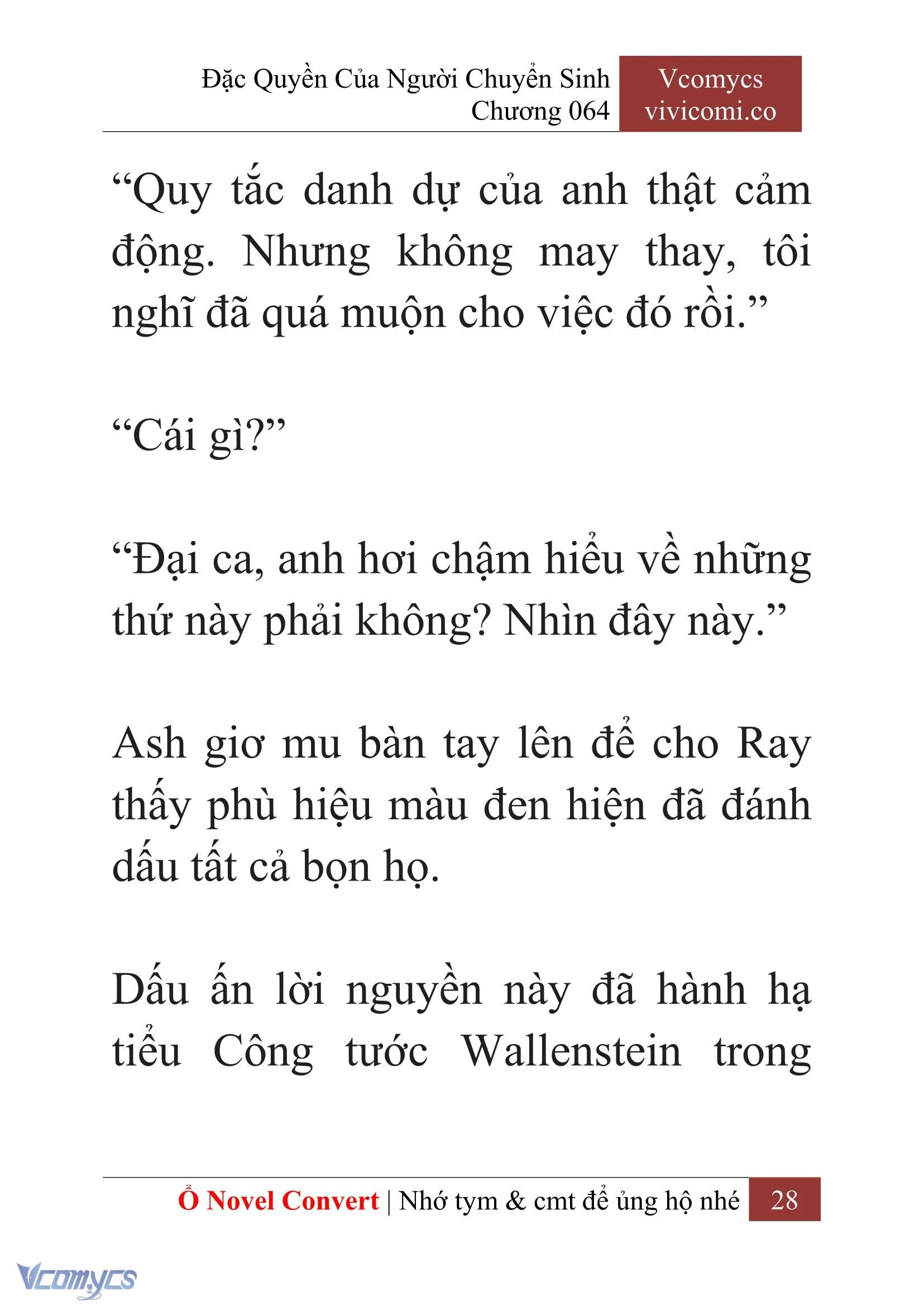[Novel] Đặc Quyền Của Người Chuyển Sinh Chapter 64 - Trang 31