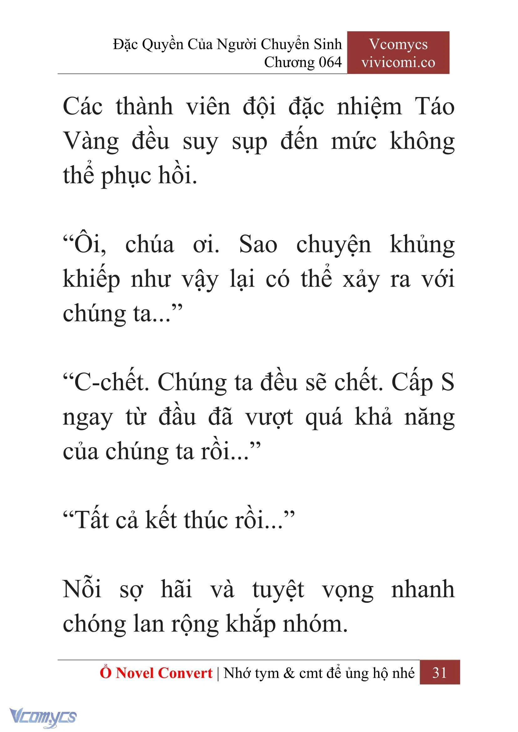 [Novel] Đặc Quyền Của Người Chuyển Sinh Chapter 64 - Trang 34