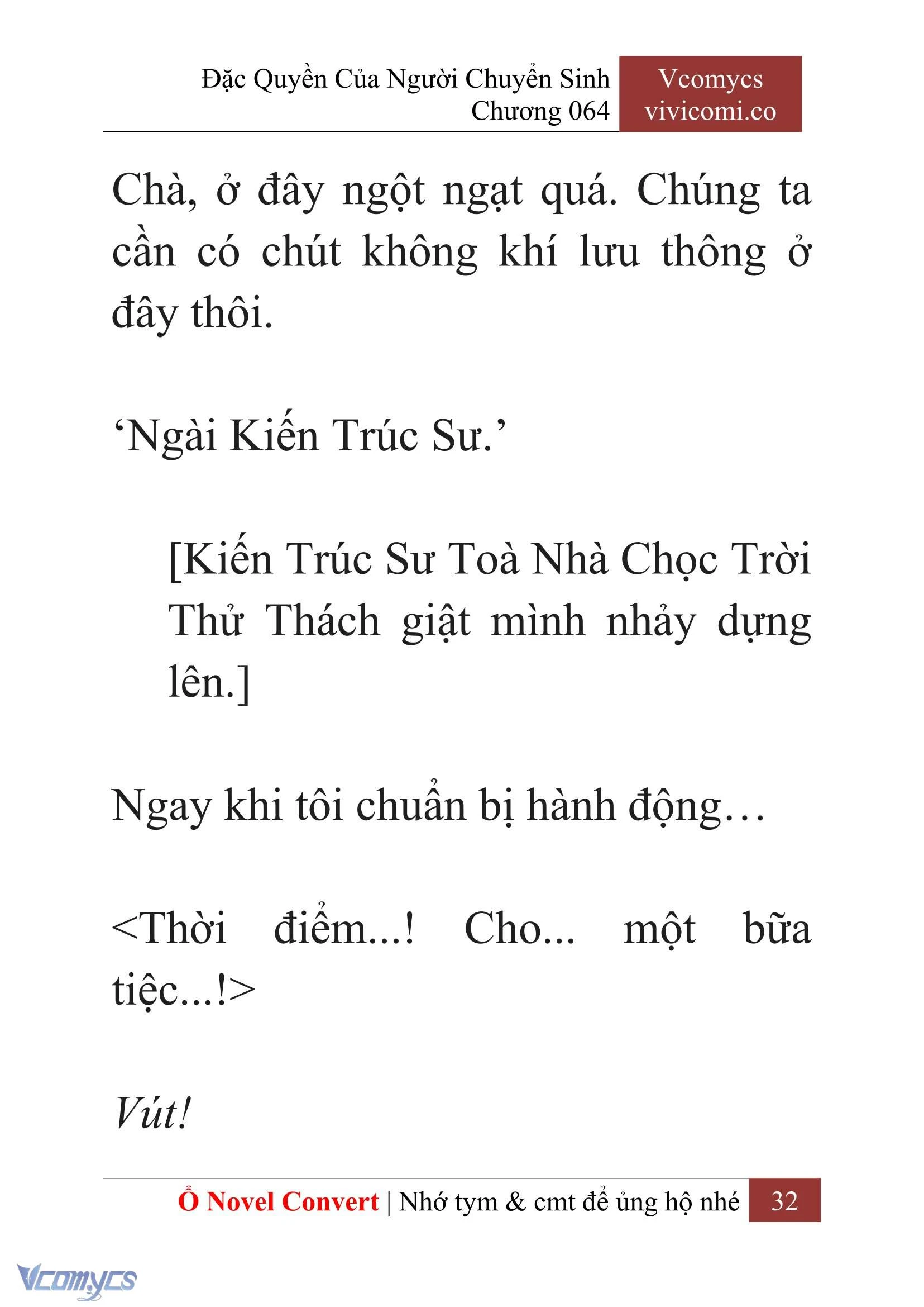 [Novel] Đặc Quyền Của Người Chuyển Sinh Chapter 64 - Trang 35