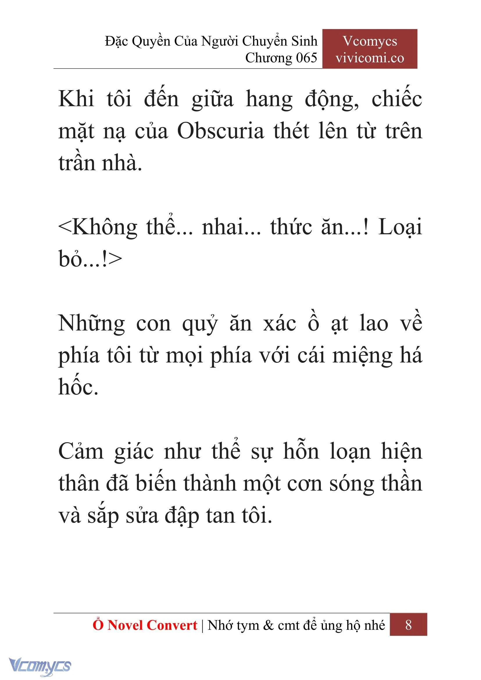 [Novel] Đặc Quyền Của Người Chuyển Sinh Chapter 65 - Trang 11