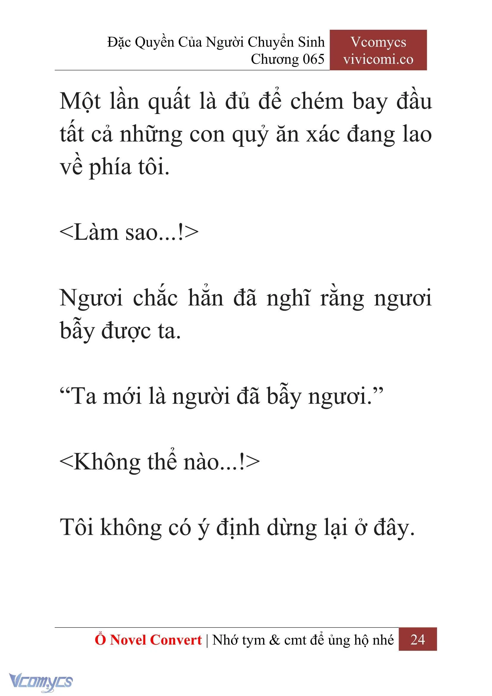 [Novel] Đặc Quyền Của Người Chuyển Sinh Chapter 65 - Trang 27