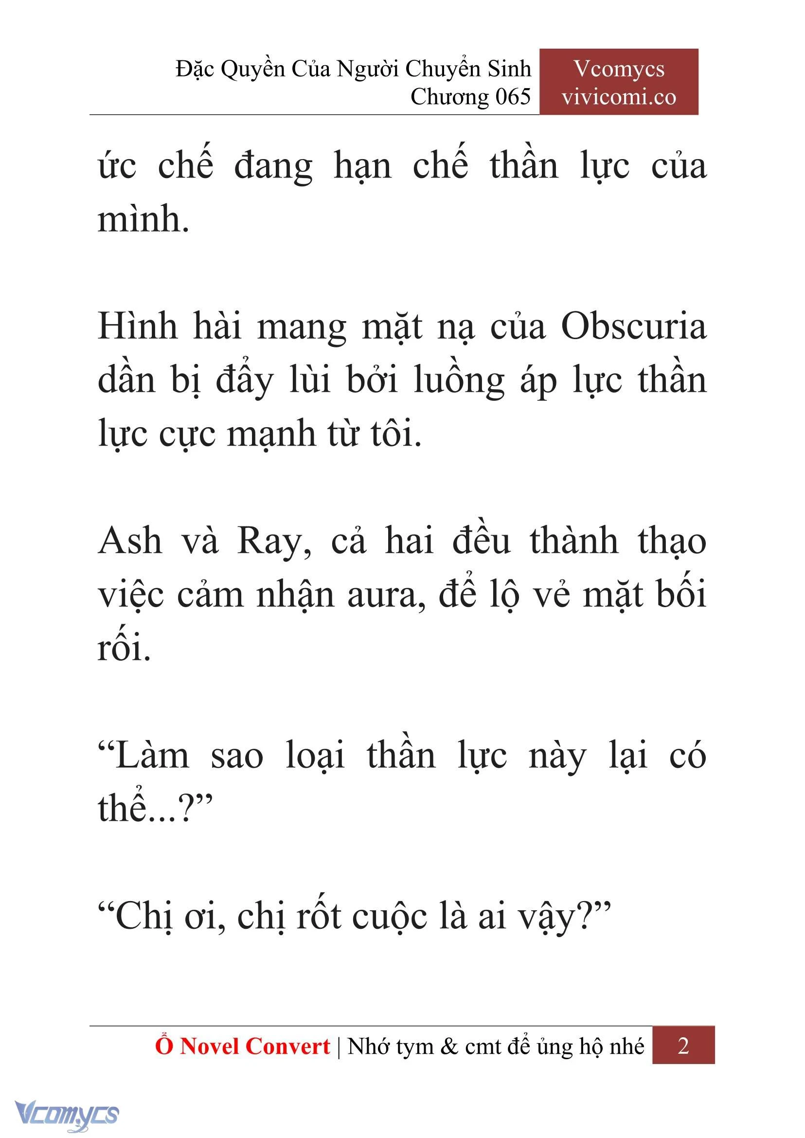 [Novel] Đặc Quyền Của Người Chuyển Sinh Chapter 65 - Trang 5
