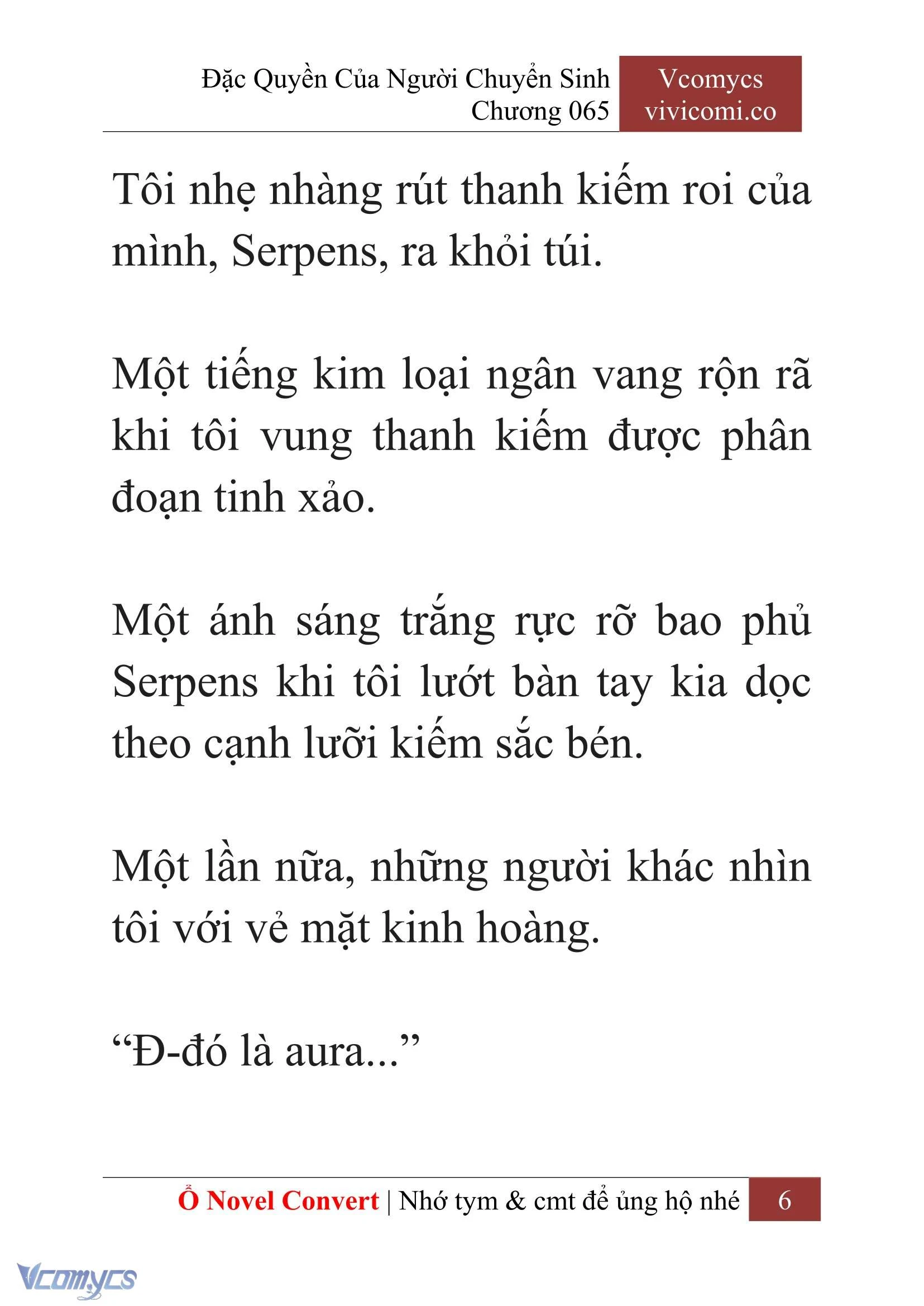 [Novel] Đặc Quyền Của Người Chuyển Sinh Chapter 65 - Trang 9