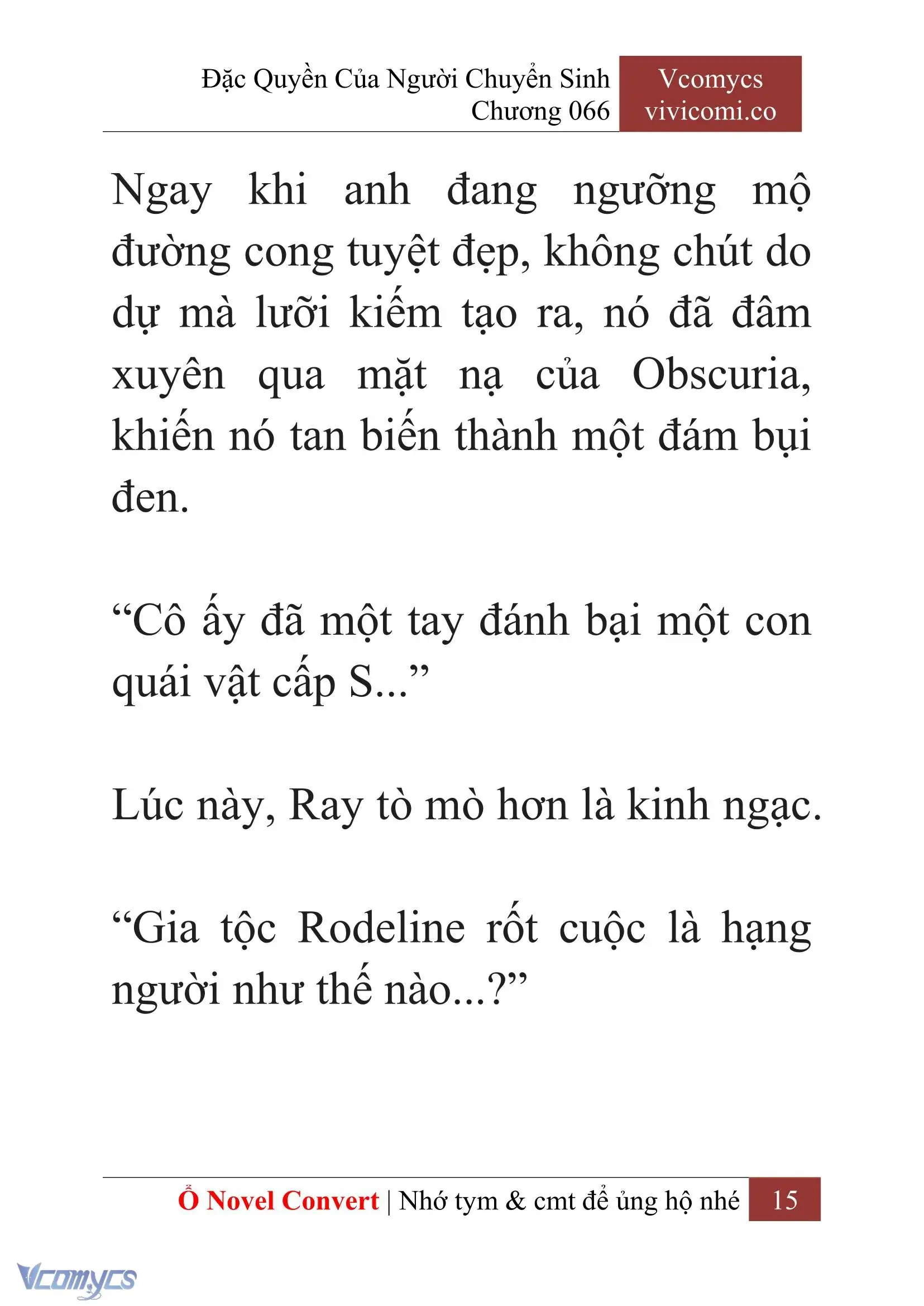 [Novel] Đặc Quyền Của Người Chuyển Sinh Chapter 66 - Trang 18