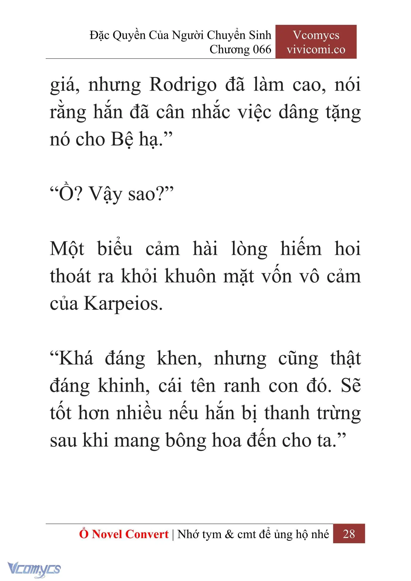 [Novel] Đặc Quyền Của Người Chuyển Sinh Chapter 66 - Trang 31